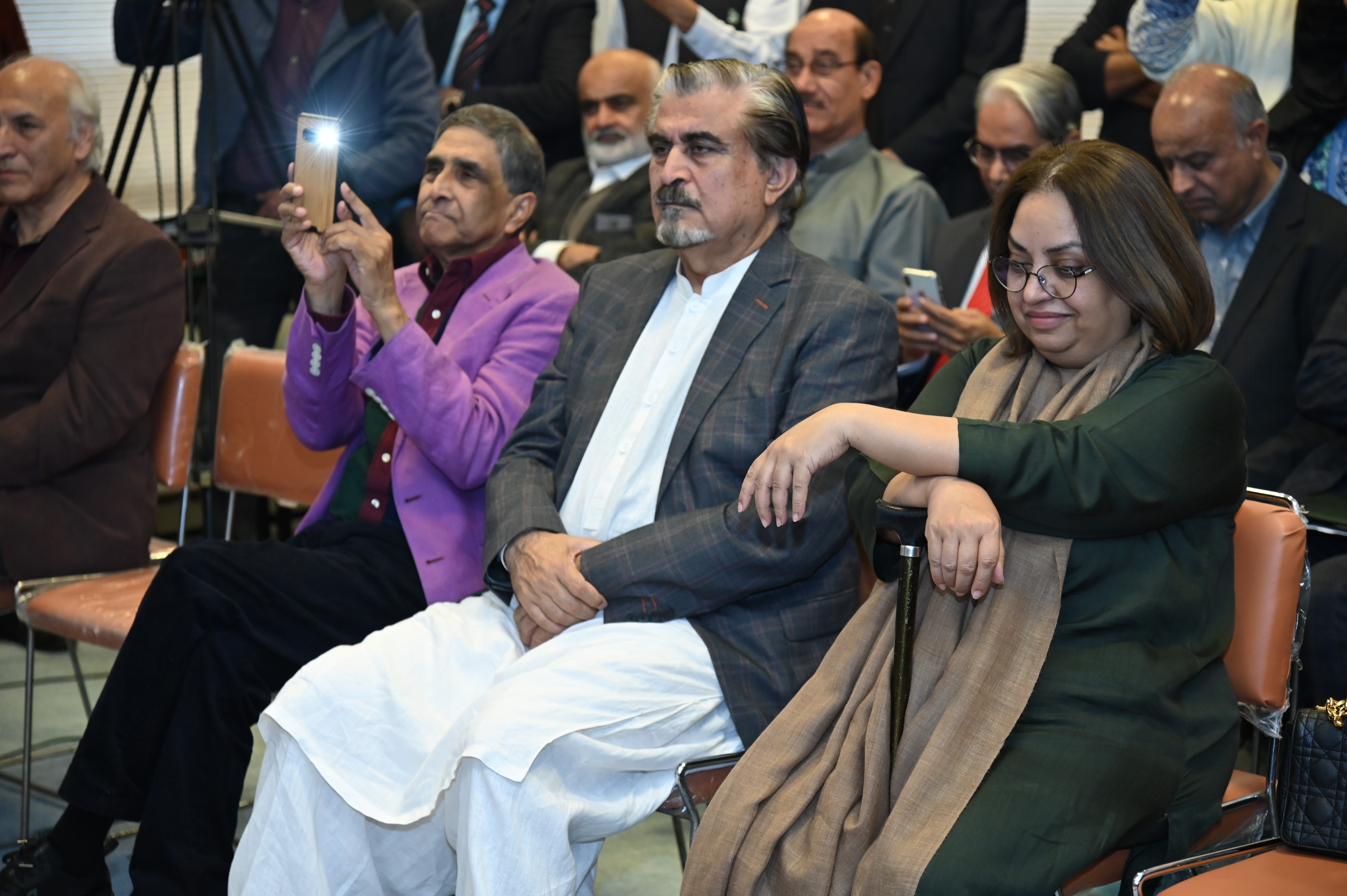 Syed Jamal Shah: a care-taker Federal Minister of National Heritage & Culture Division at an inauguration ceremony at PNCA
