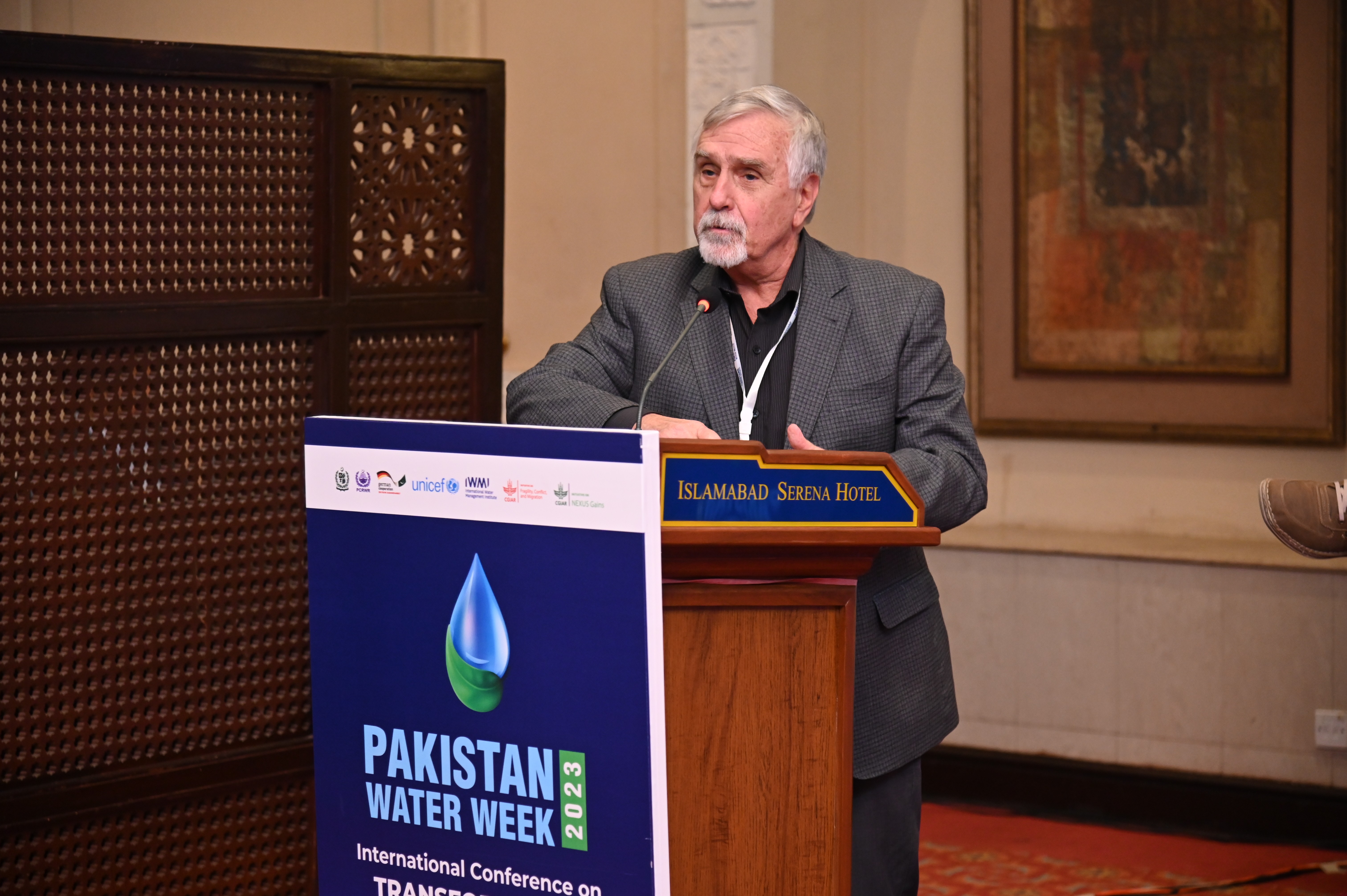 the member from the penalist group at International Conference & National Workshop on "PAKISTAN WATER WEEK 2023"