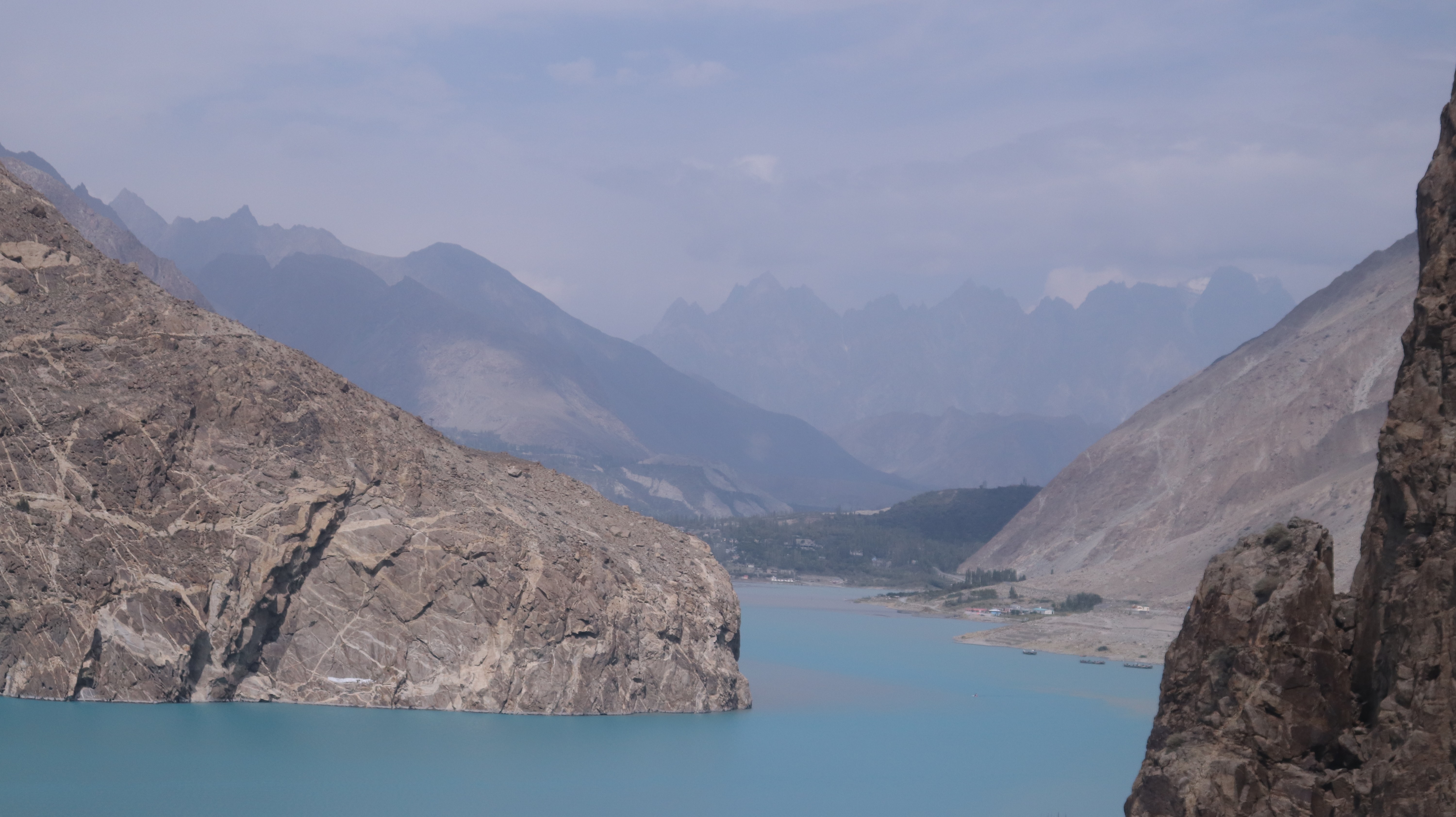 The scenic beauty of Attabad Lake created as a result of natural disaster in the village of Attabad.