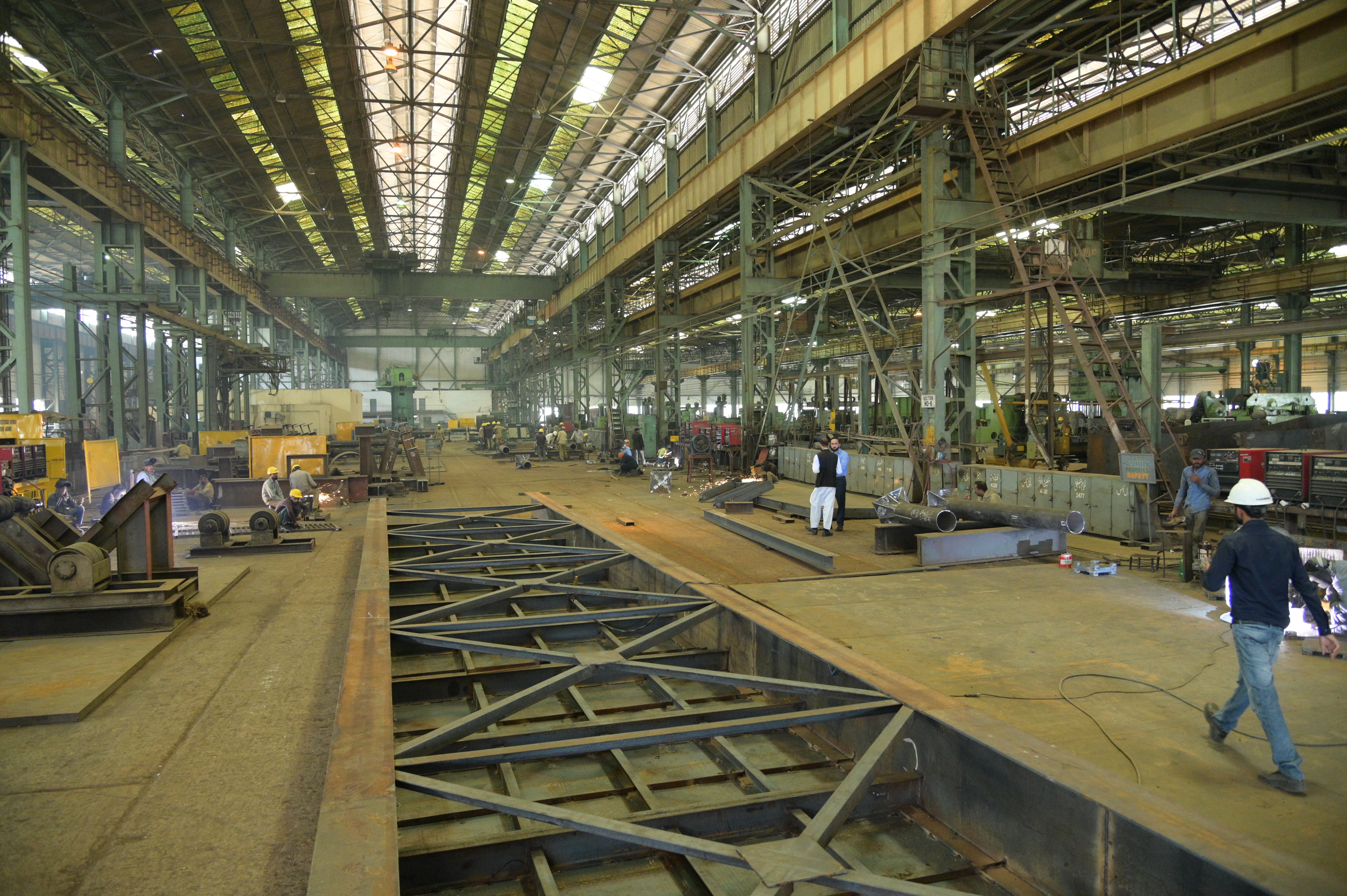 The interior view of HMC industry