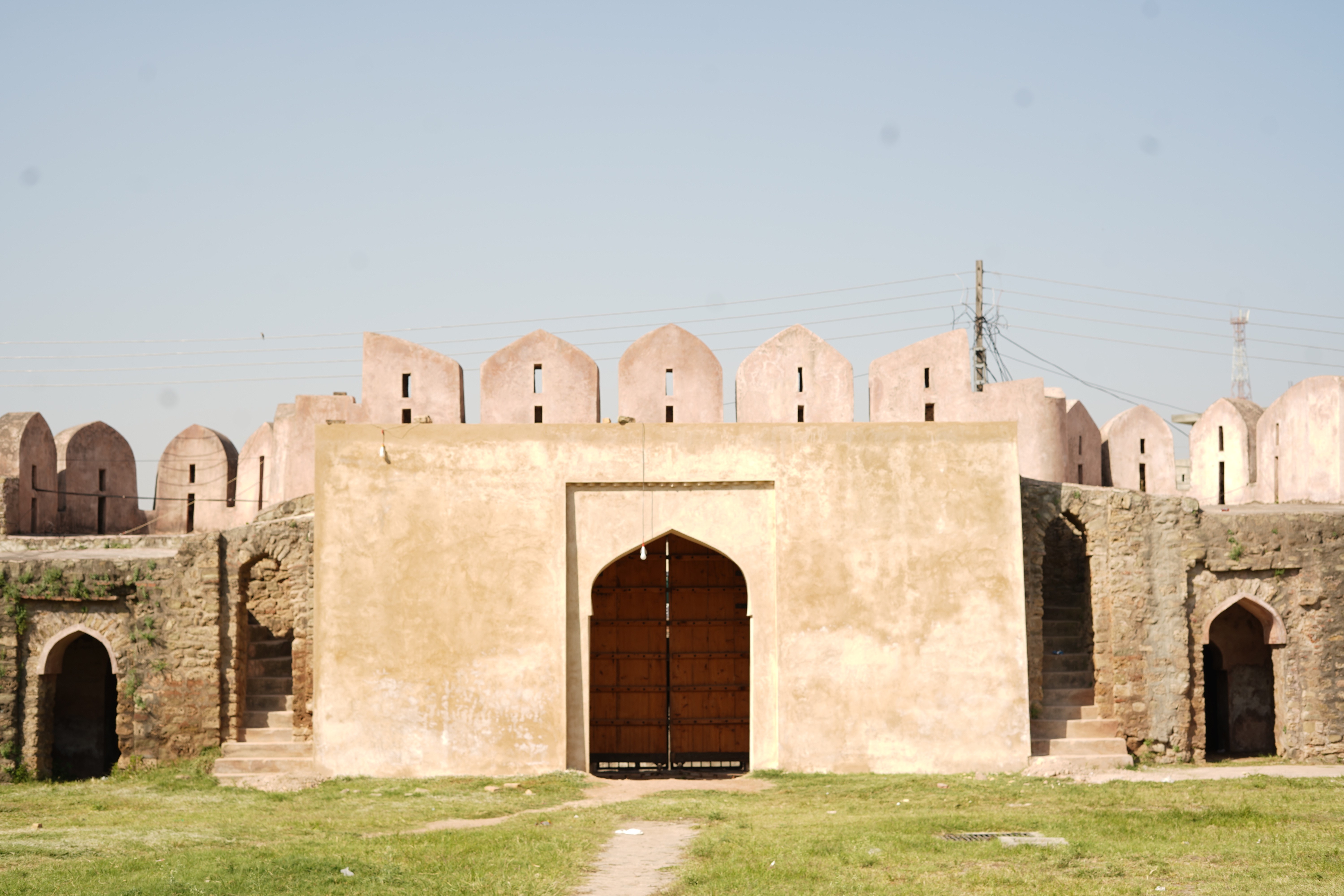The entrance point of the fort