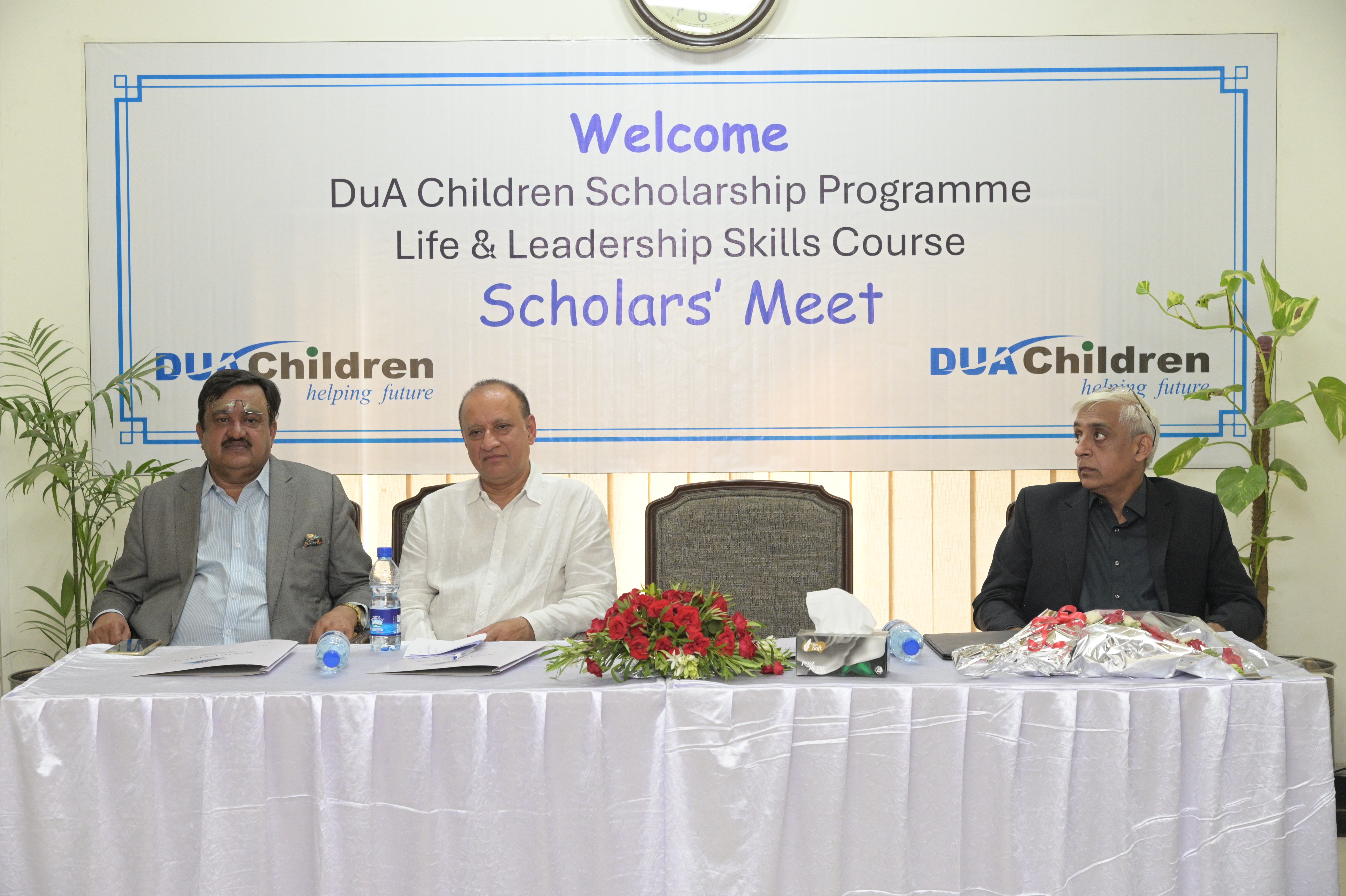 A scholarship awarding ceremony organized by Dua Children Organization