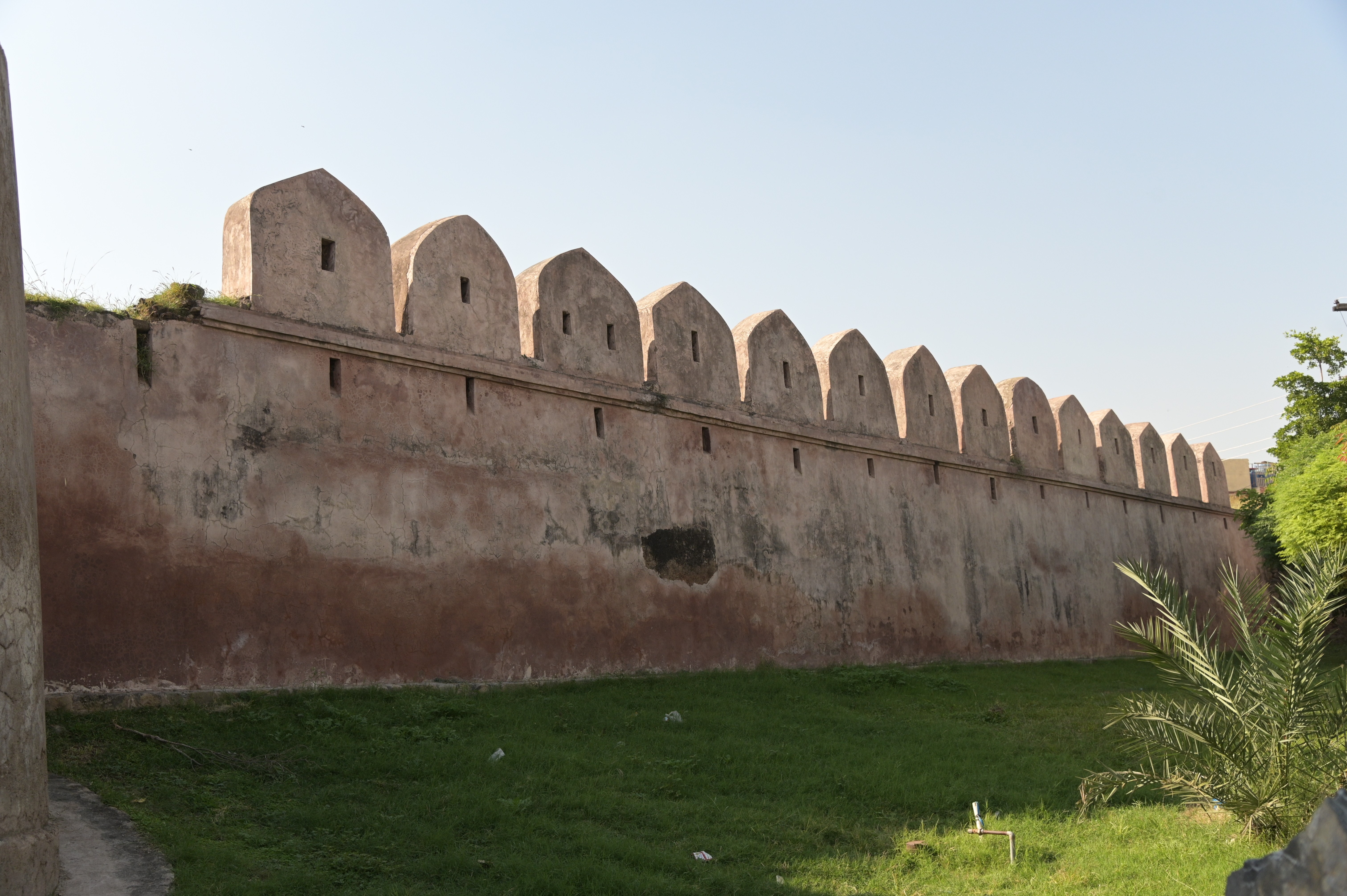 The exterior wall of Rawat Fort
