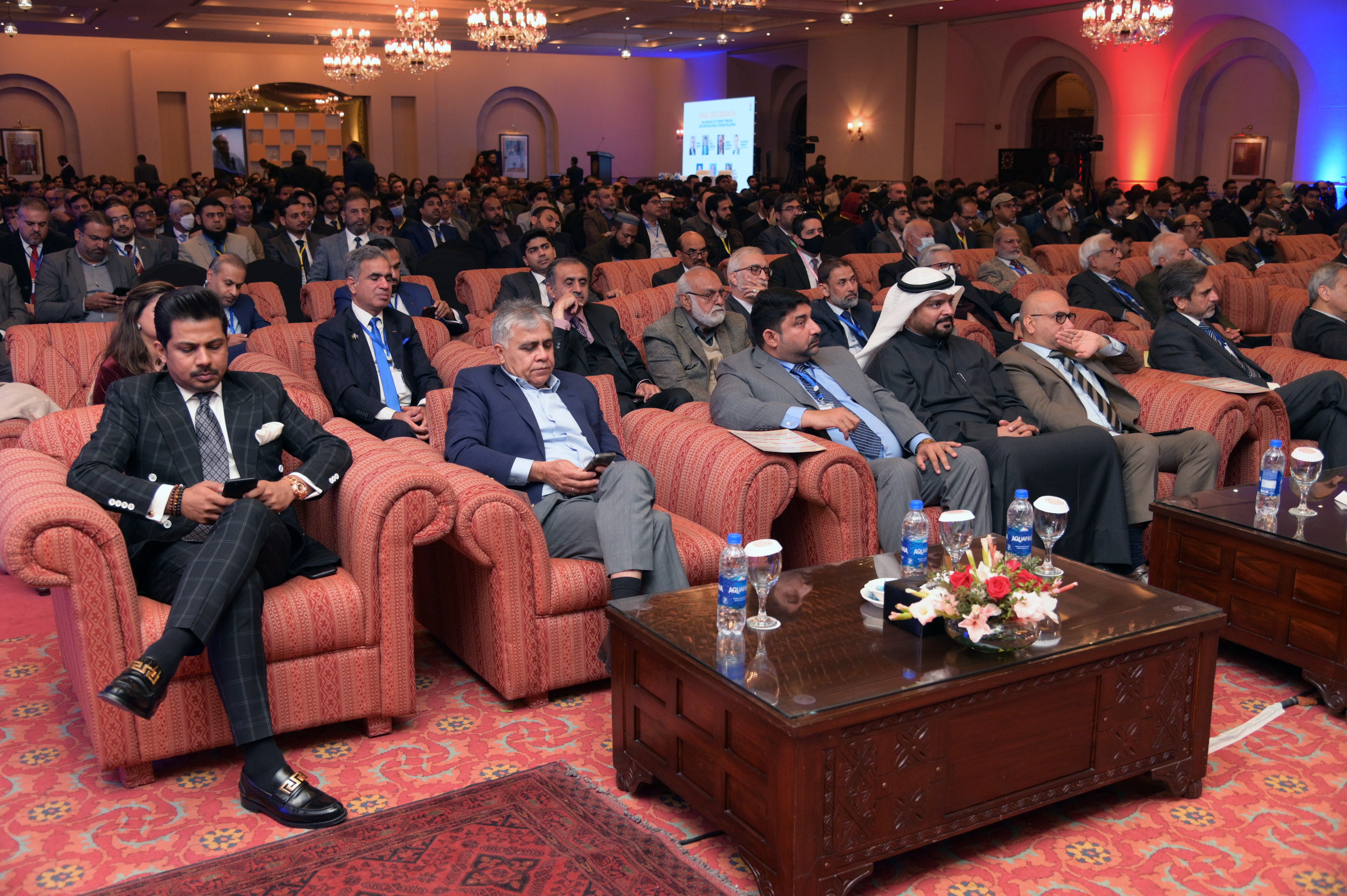 The participants attending the conference of ATC
