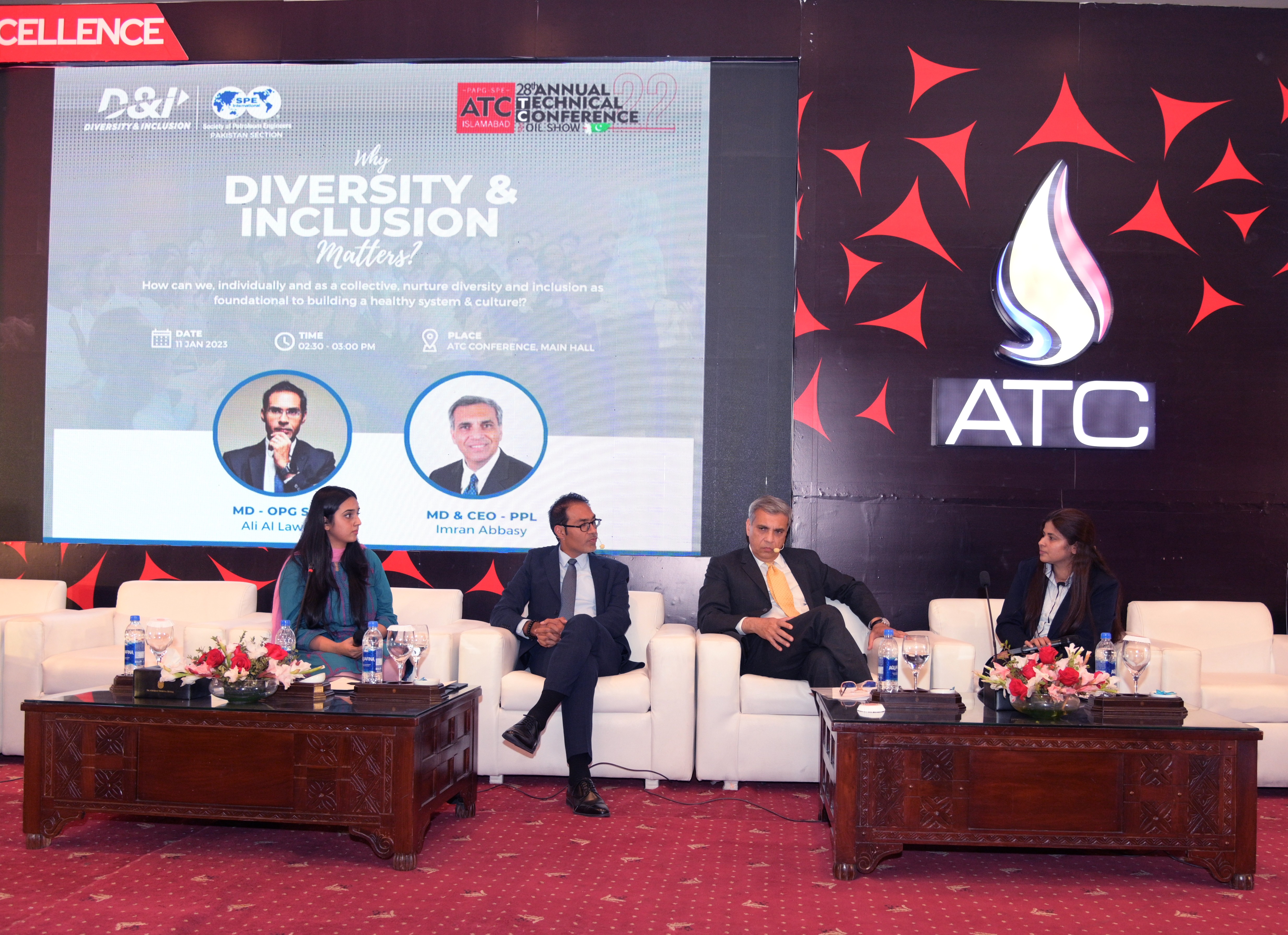Mr Imran Abbasi the MD and CEO of Pakistan Petroleum Limited sharing his views at ATC conference