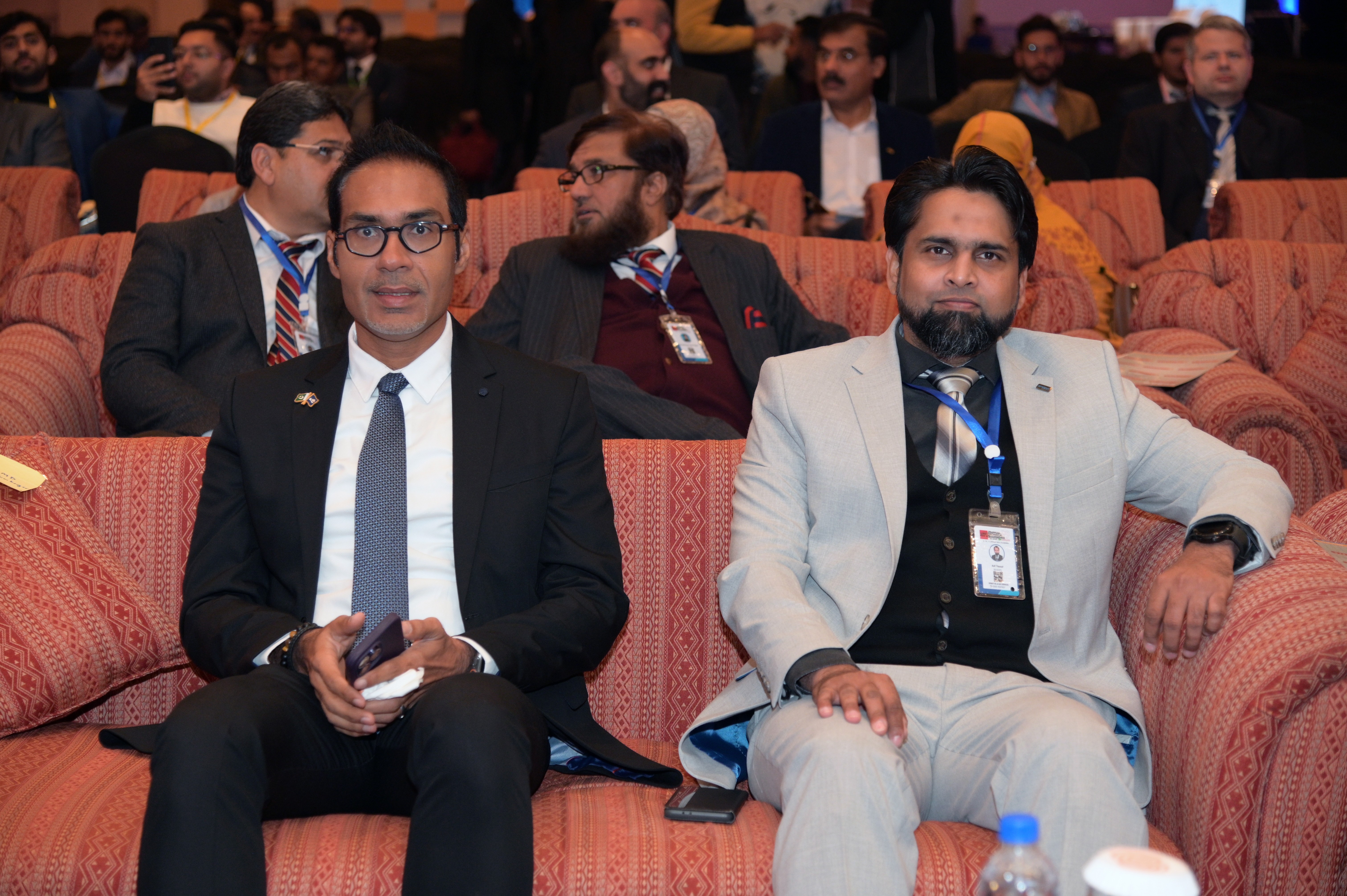 Mr Arif Yousaf a delegate member with MD Mr Ali from petroleum sector