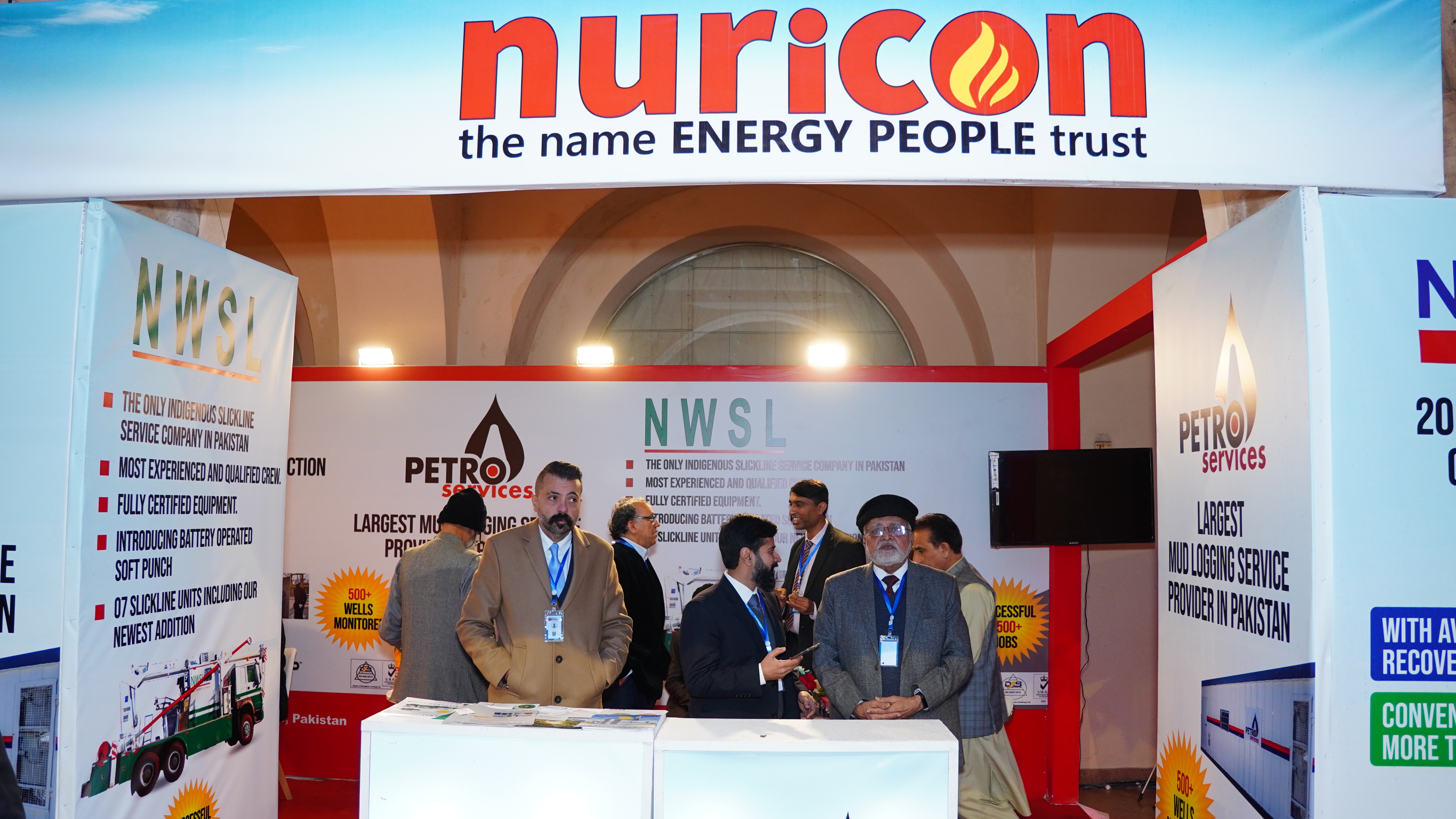 The members of the block of Nuricon:the largest mud logging service provider in Pakistan