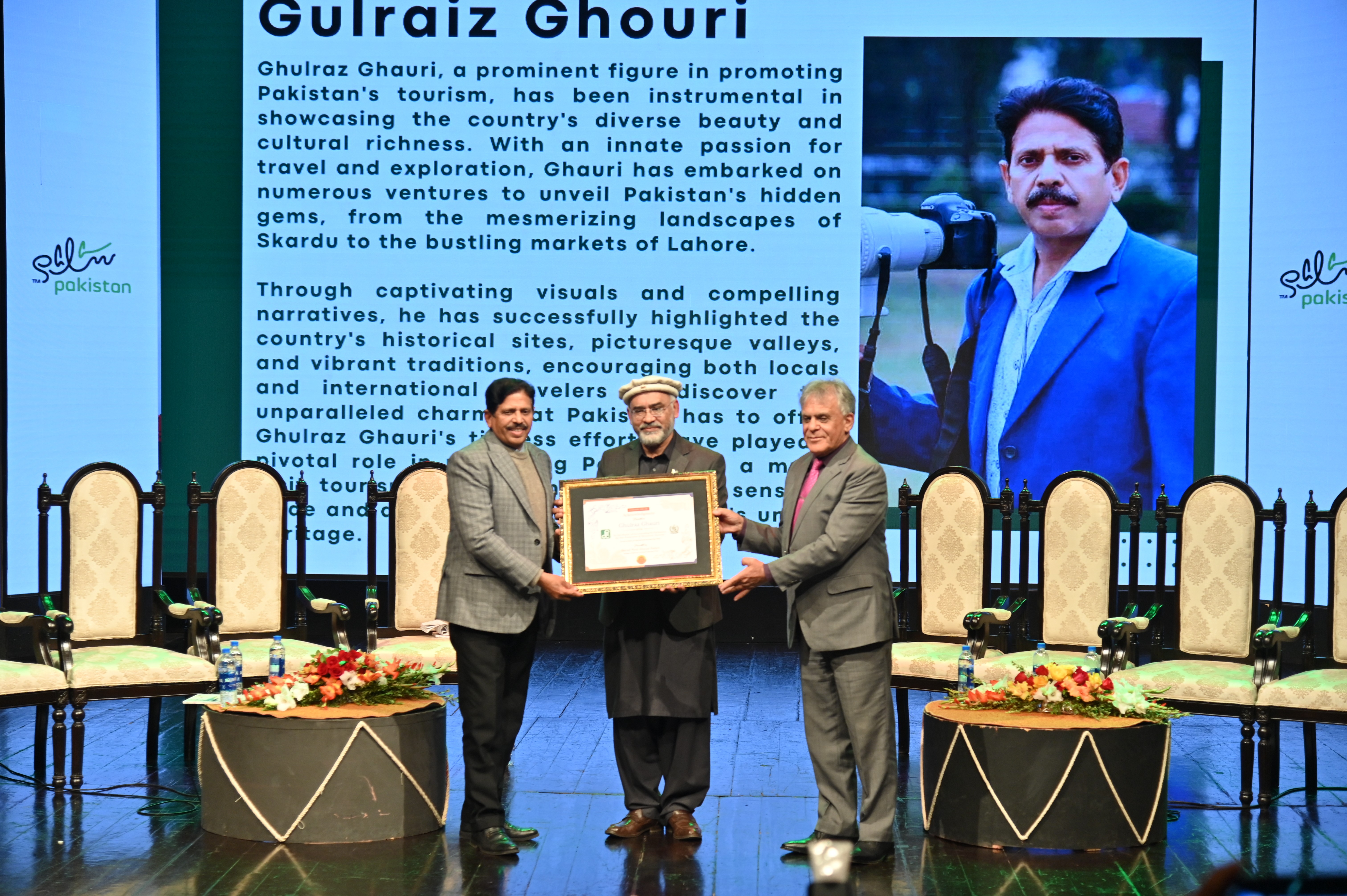 The certificate of acknowledgment presented to Gulraiz Ghouri, a Pakistani high-altitude mountaineer