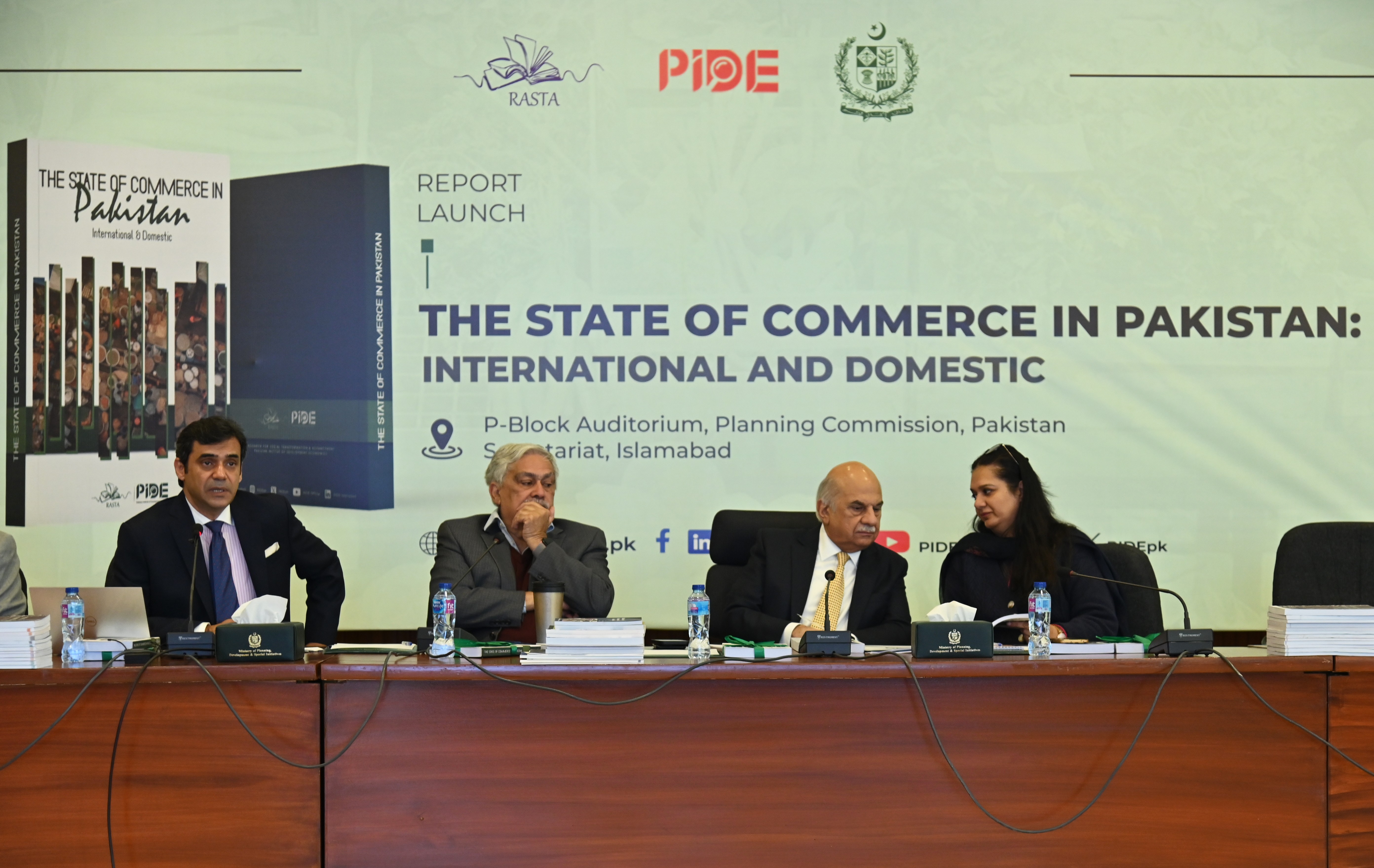 The Report Launching Ceremony of The State Of Commerce  in Pakistan organized by PIDE in collaboration with Planning Commission of Pakistan