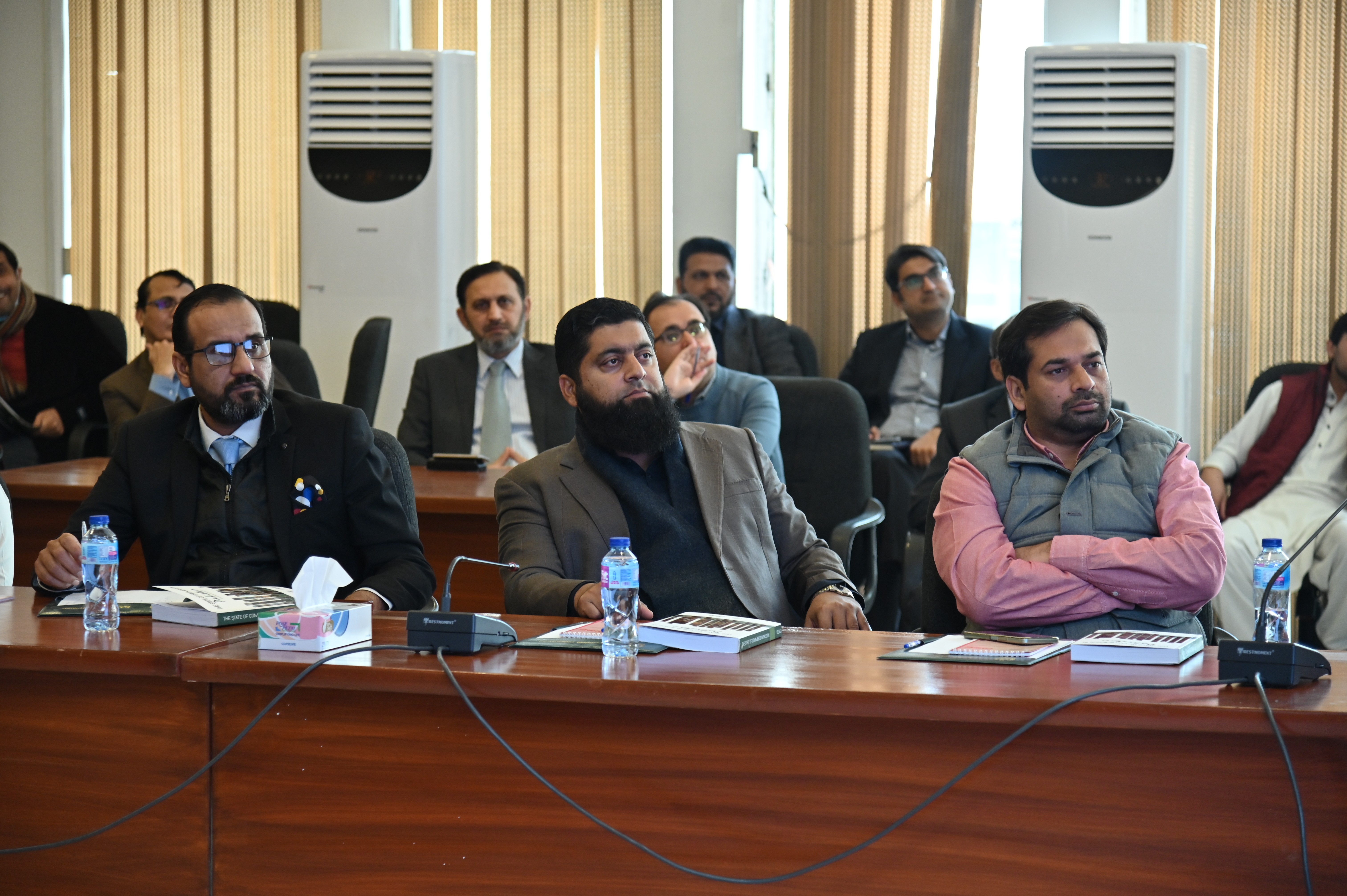 Participants from the economist group at The Report Launching Ceremony of The State Of Commerce held in Planning Commission of Pakistan