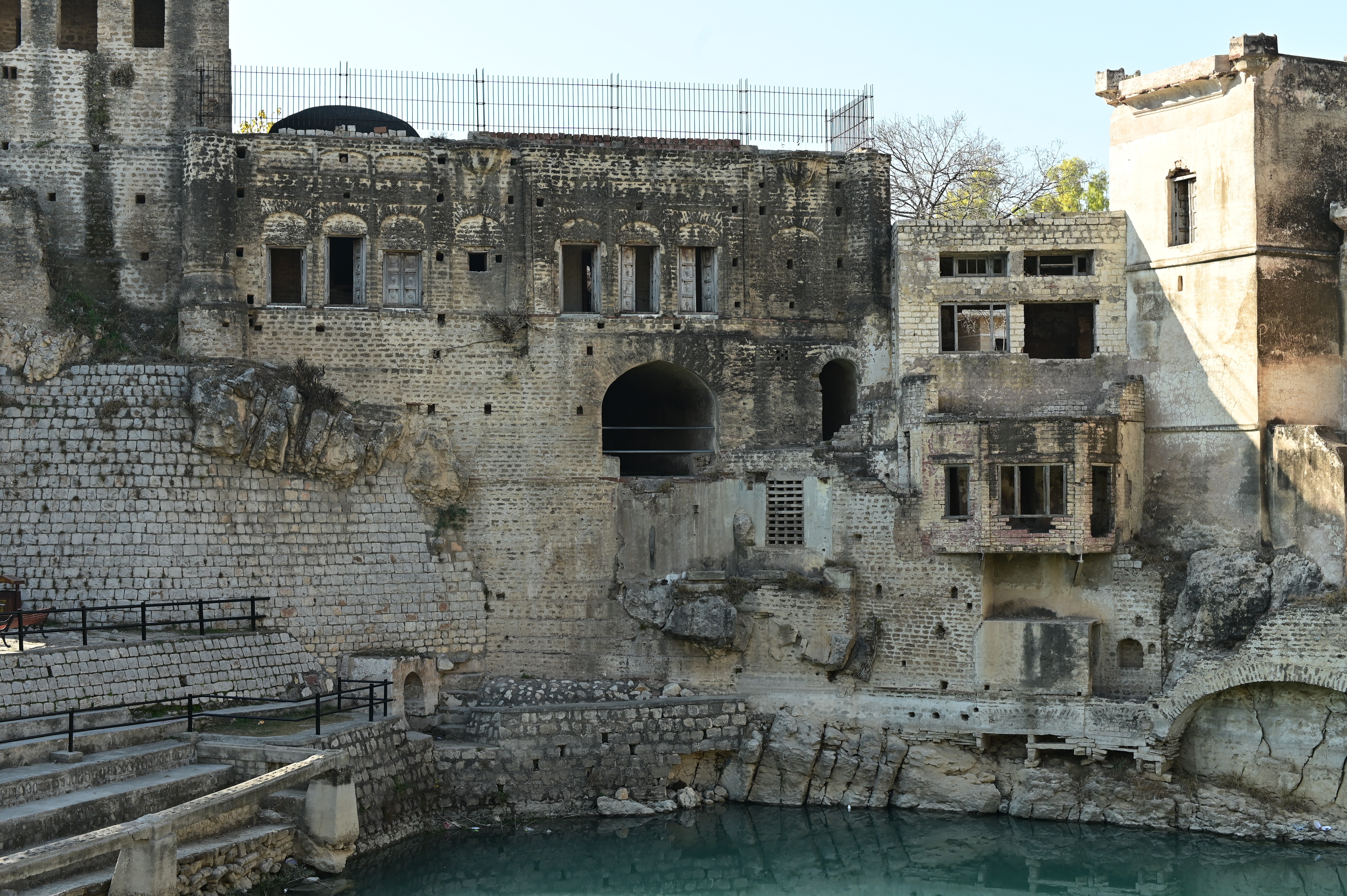 The Shri Katas Raj Temples, also known as Qila Katas, a complex of several Hindu temples connected to one another by walkways.