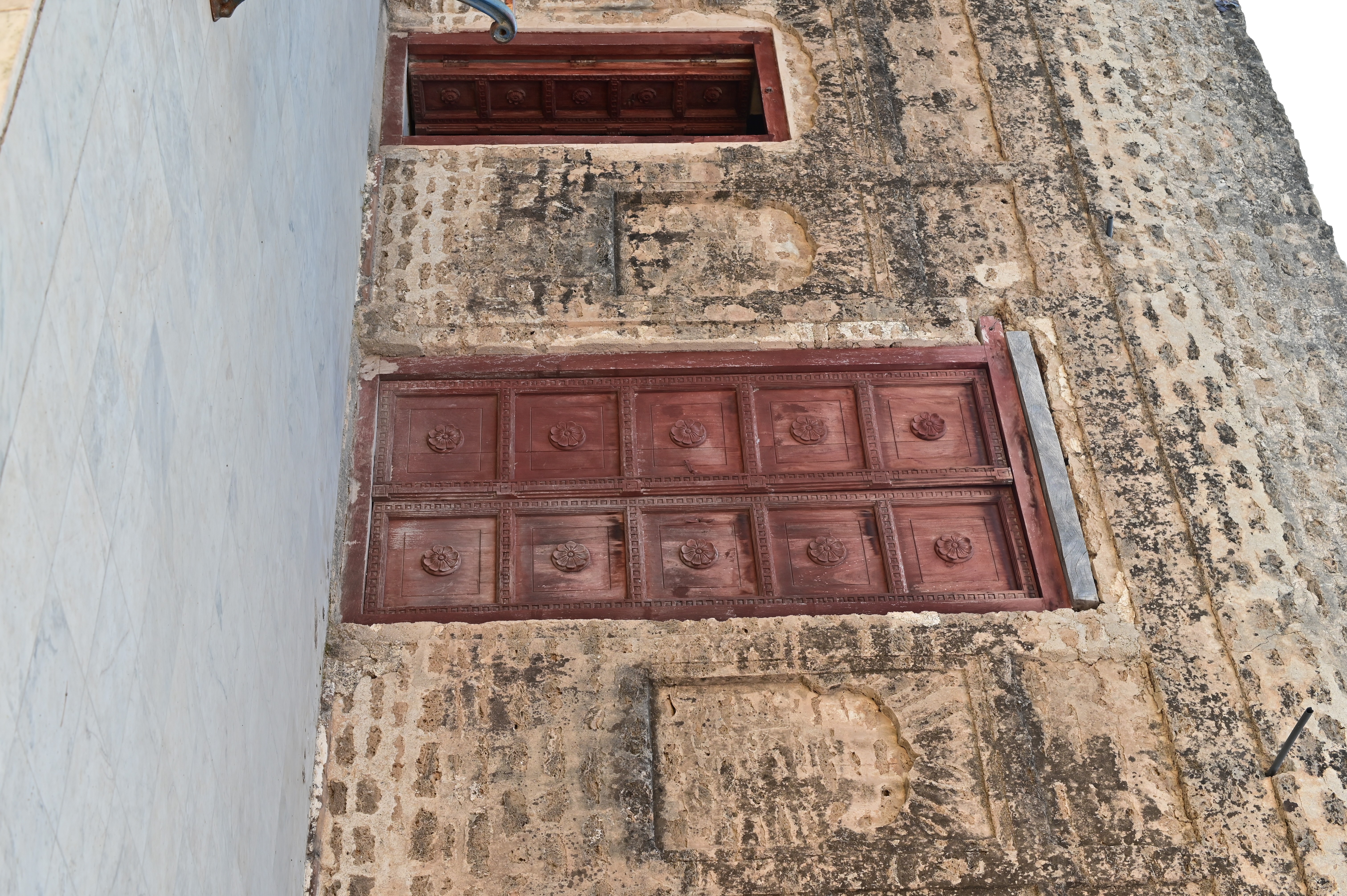 The Beautiful structure of Door at Katas Raj Temple connecting one temple with other