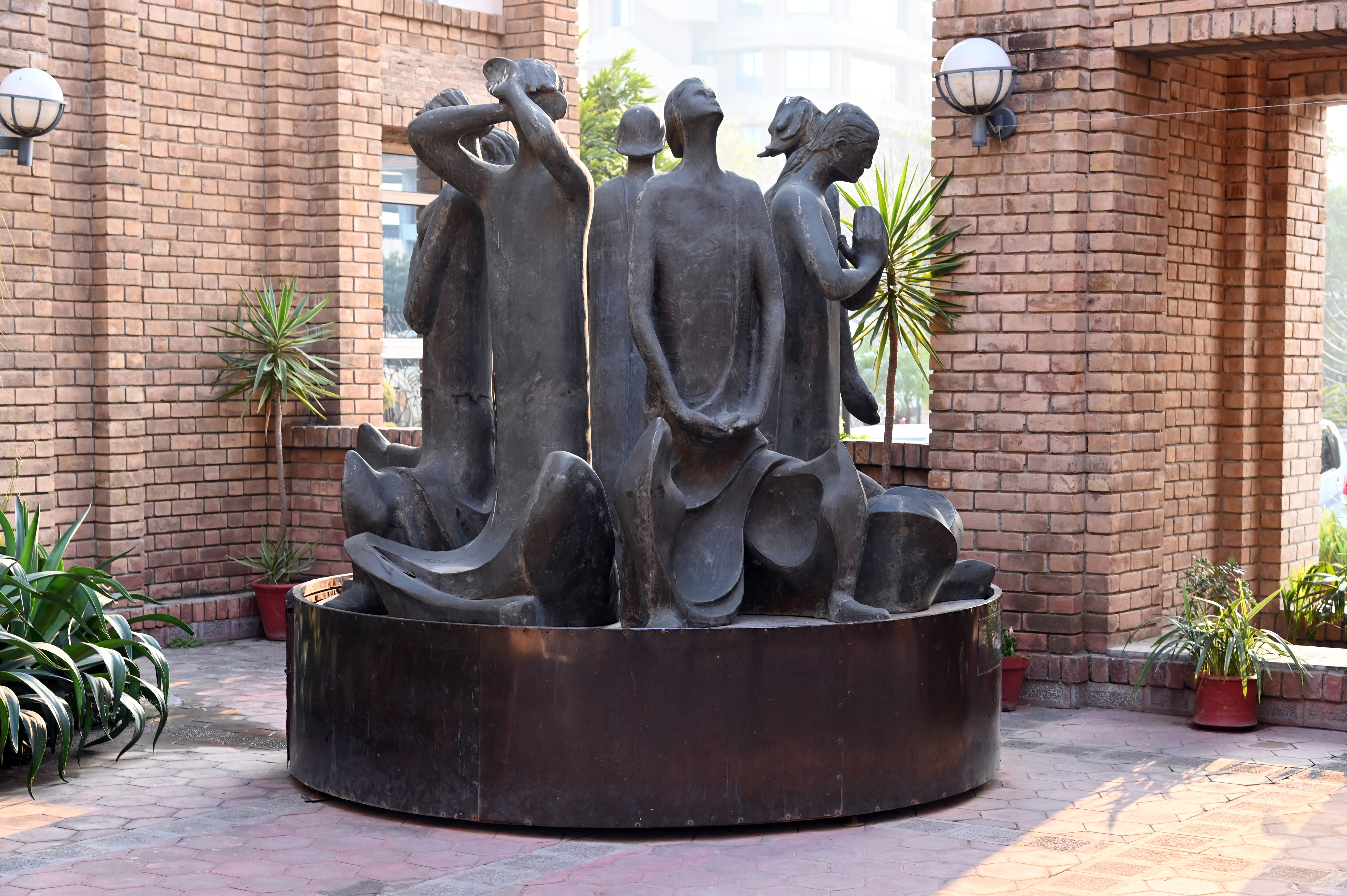 The Contemporary sculptures outside PNCA