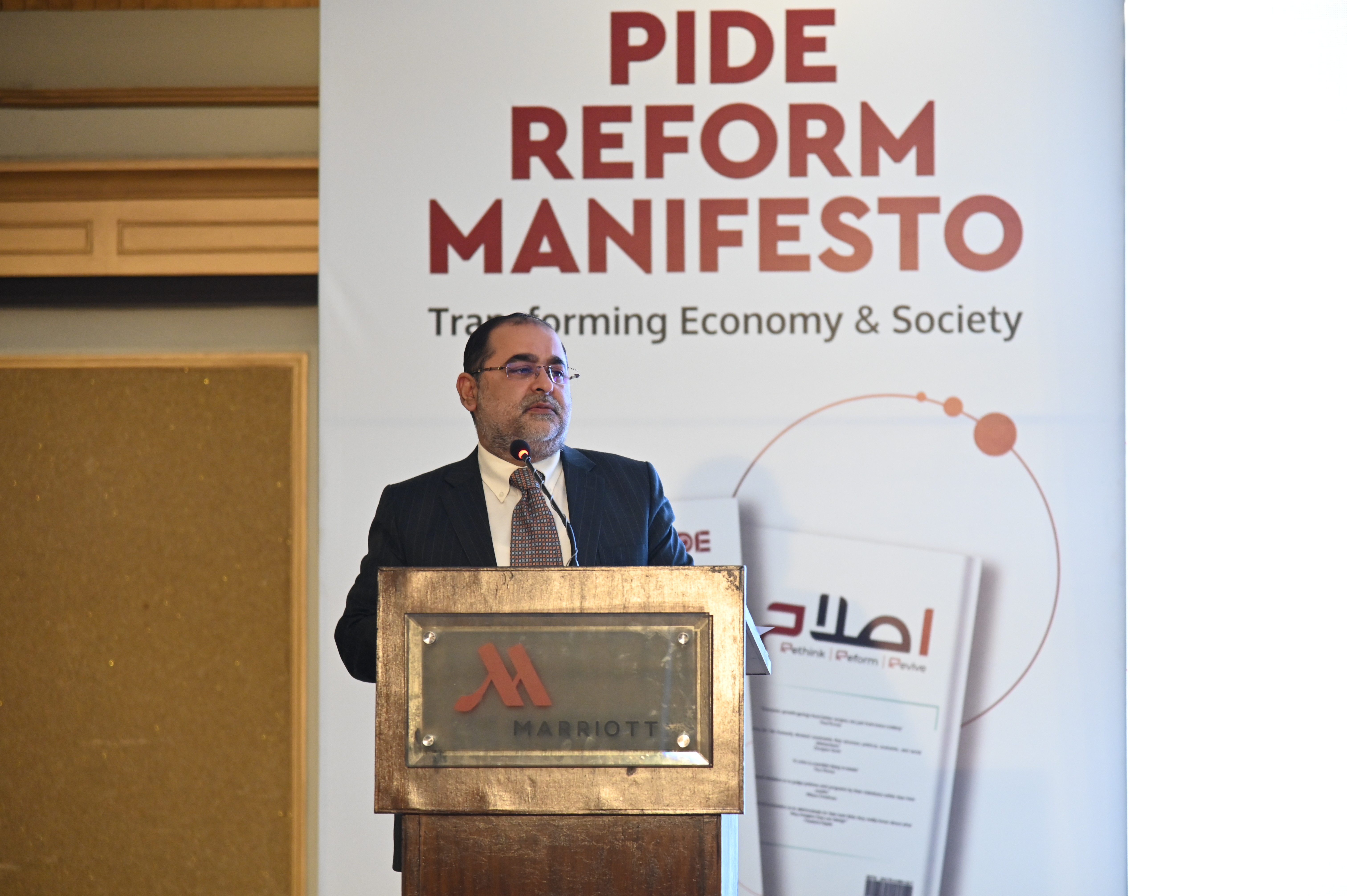 An economic researcher expressing his view on PIDE reform manifesto in transforming the economy and society