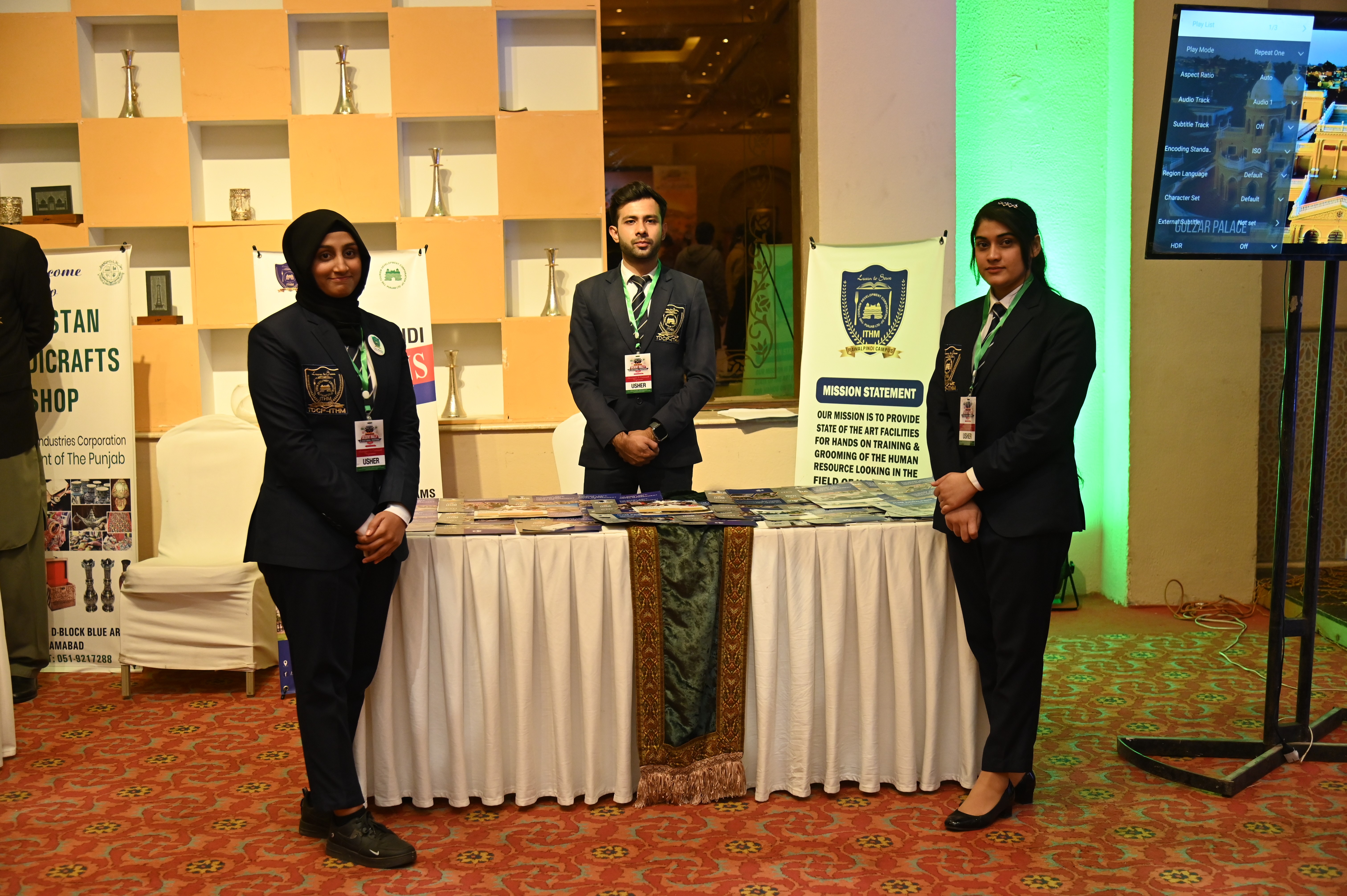 A student delegation from the Institute of Tourism and Hotel Management, ITHM Rawalpindi Campus