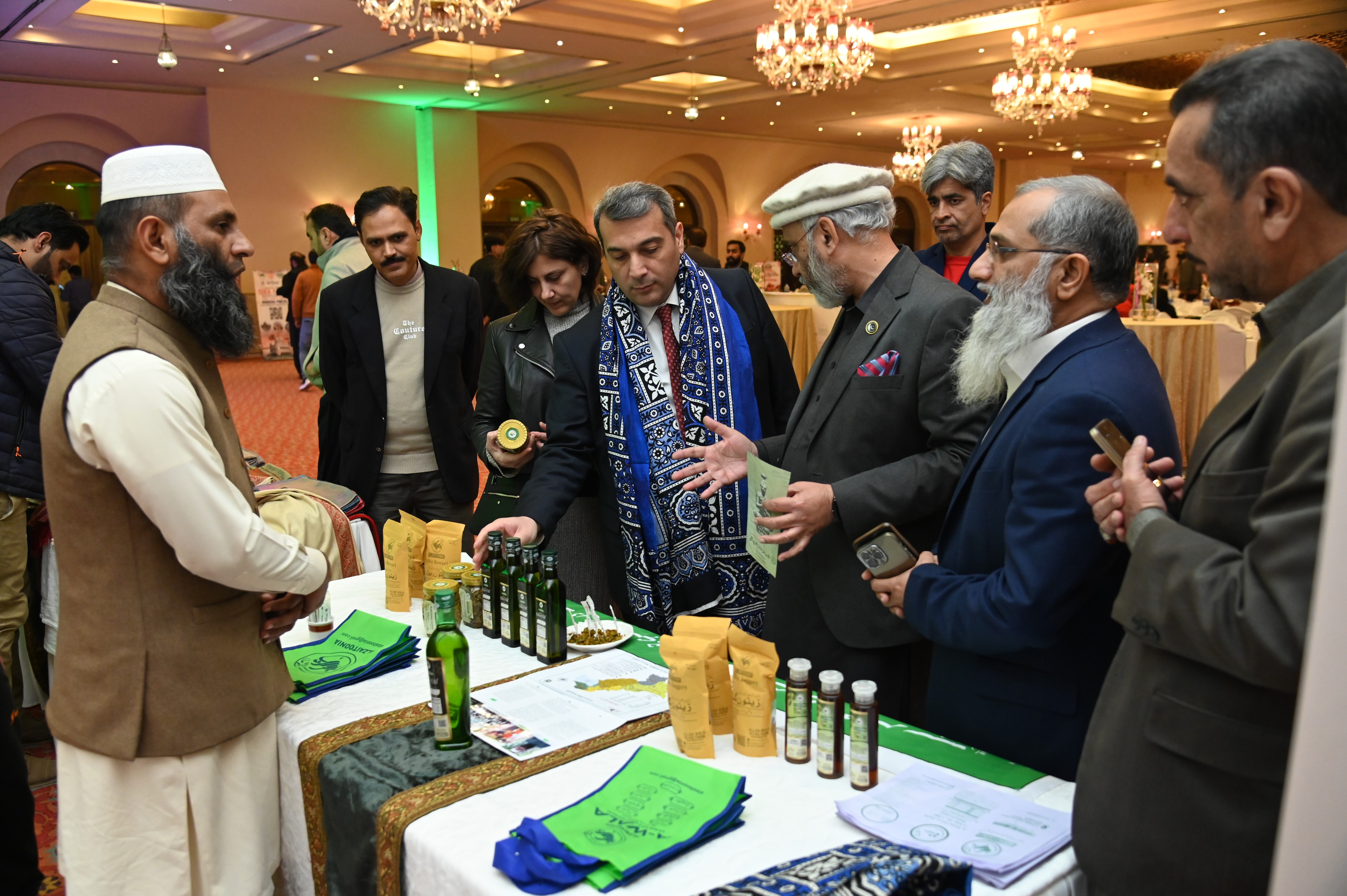 Mr Aftab ur Rehman, chairman of PTDC visiting various stalls with the chief guests