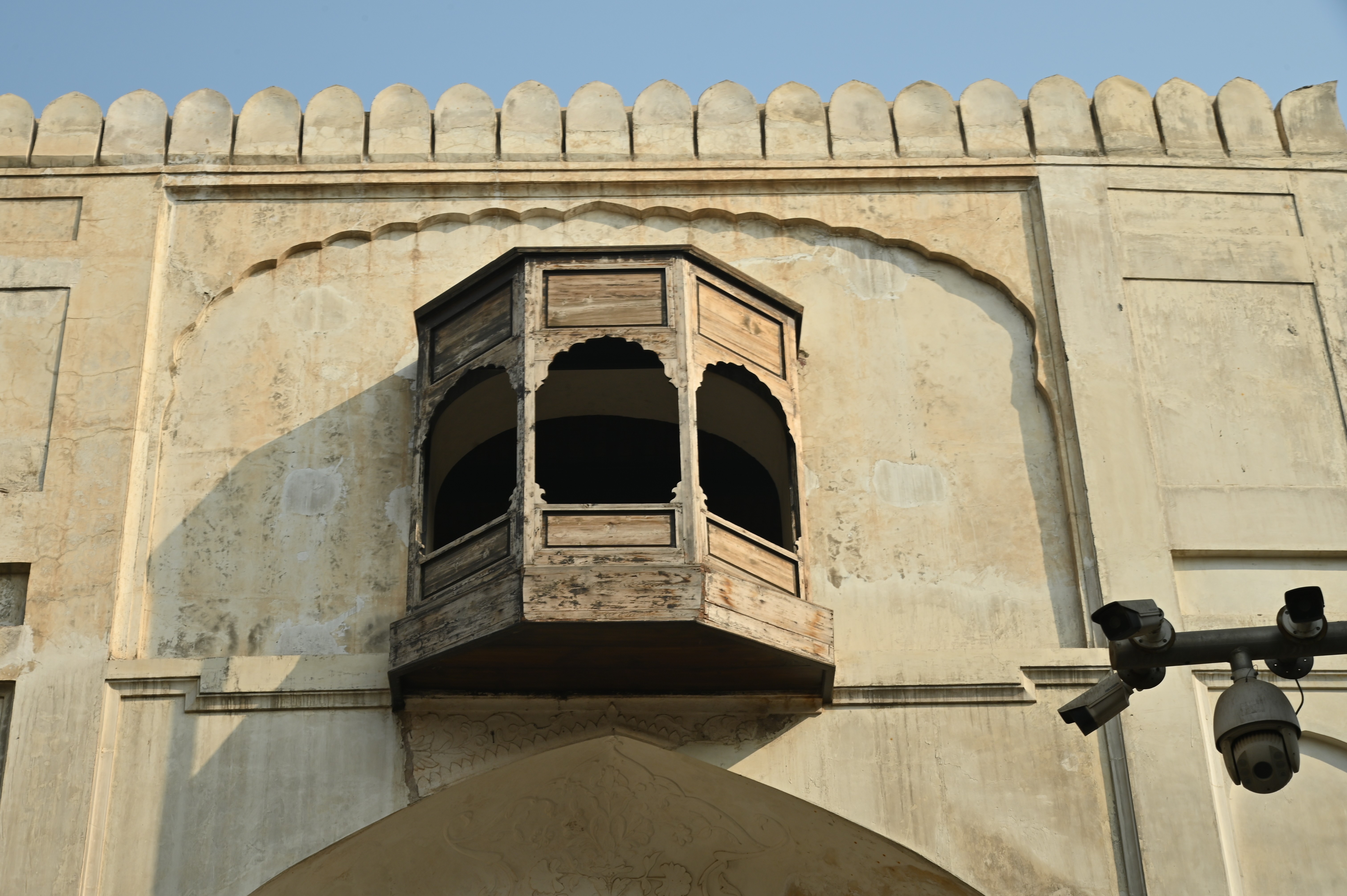 The beautiful window of Western gate of Gor Khatri