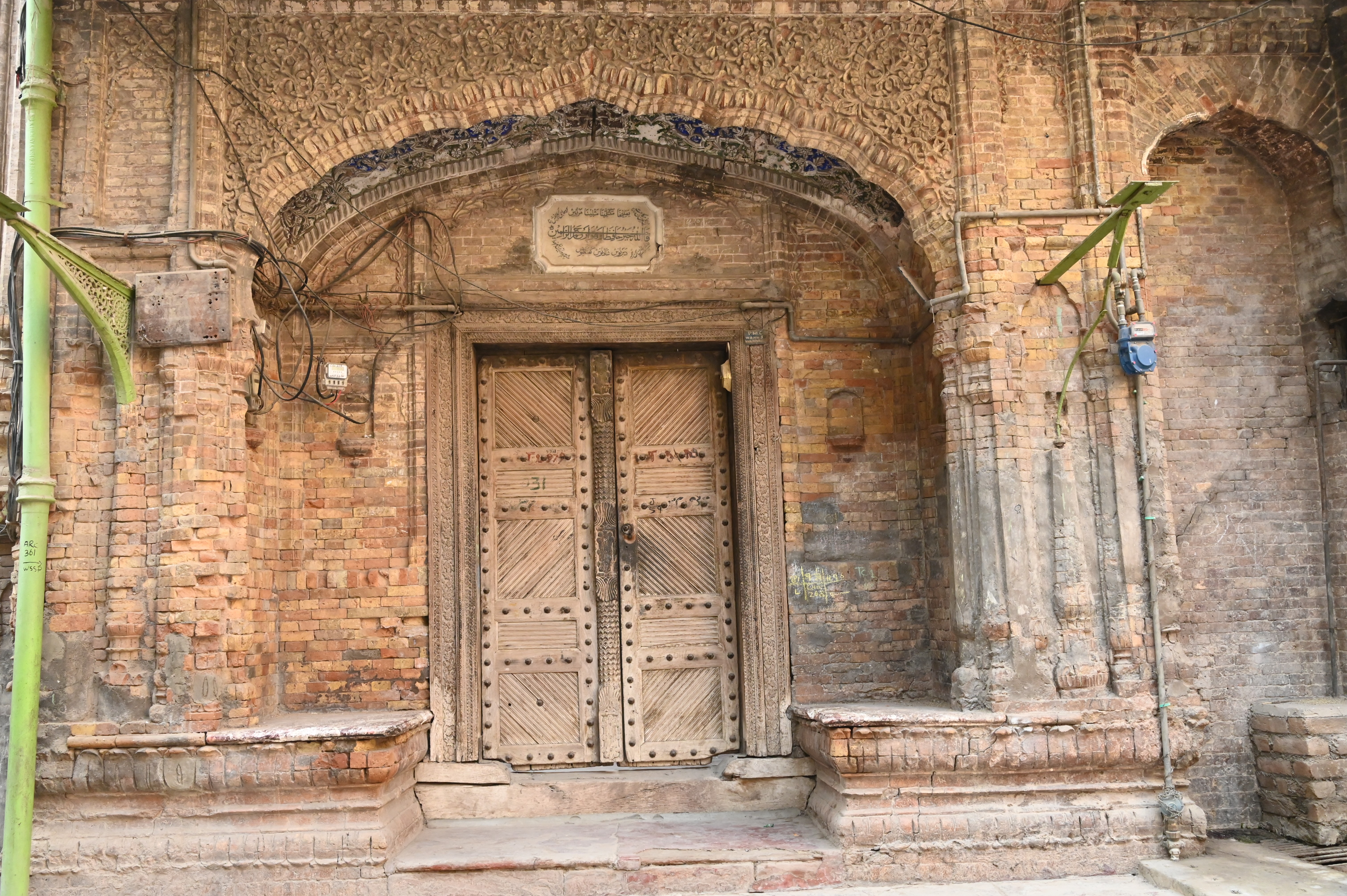 An old fashioned wooden house depicting the ancient culture of Peshawar