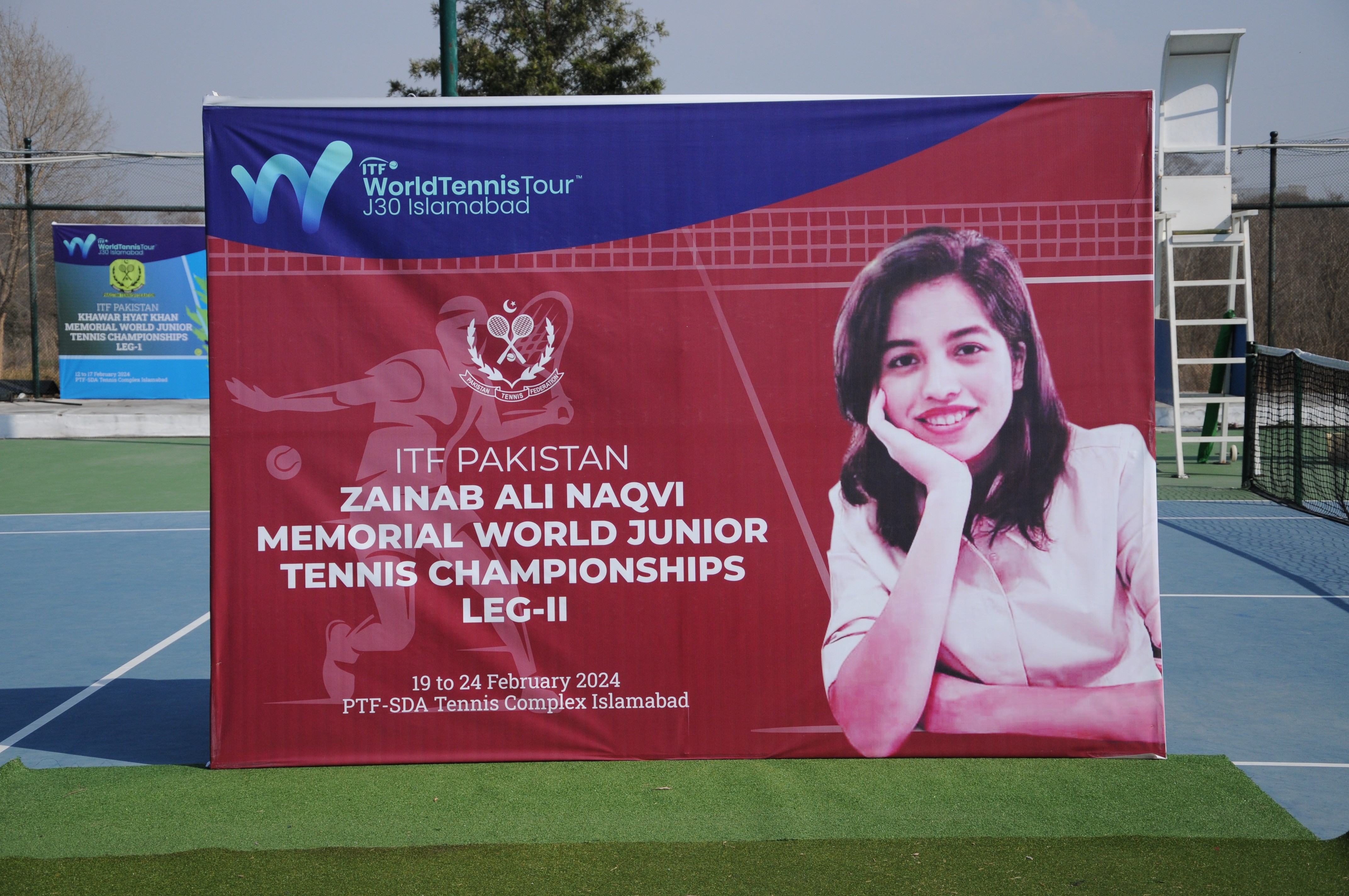 An event of ITF Pakistan Zainab Ali Naqvi Memorial World Junior Tennis Championship Leg-II