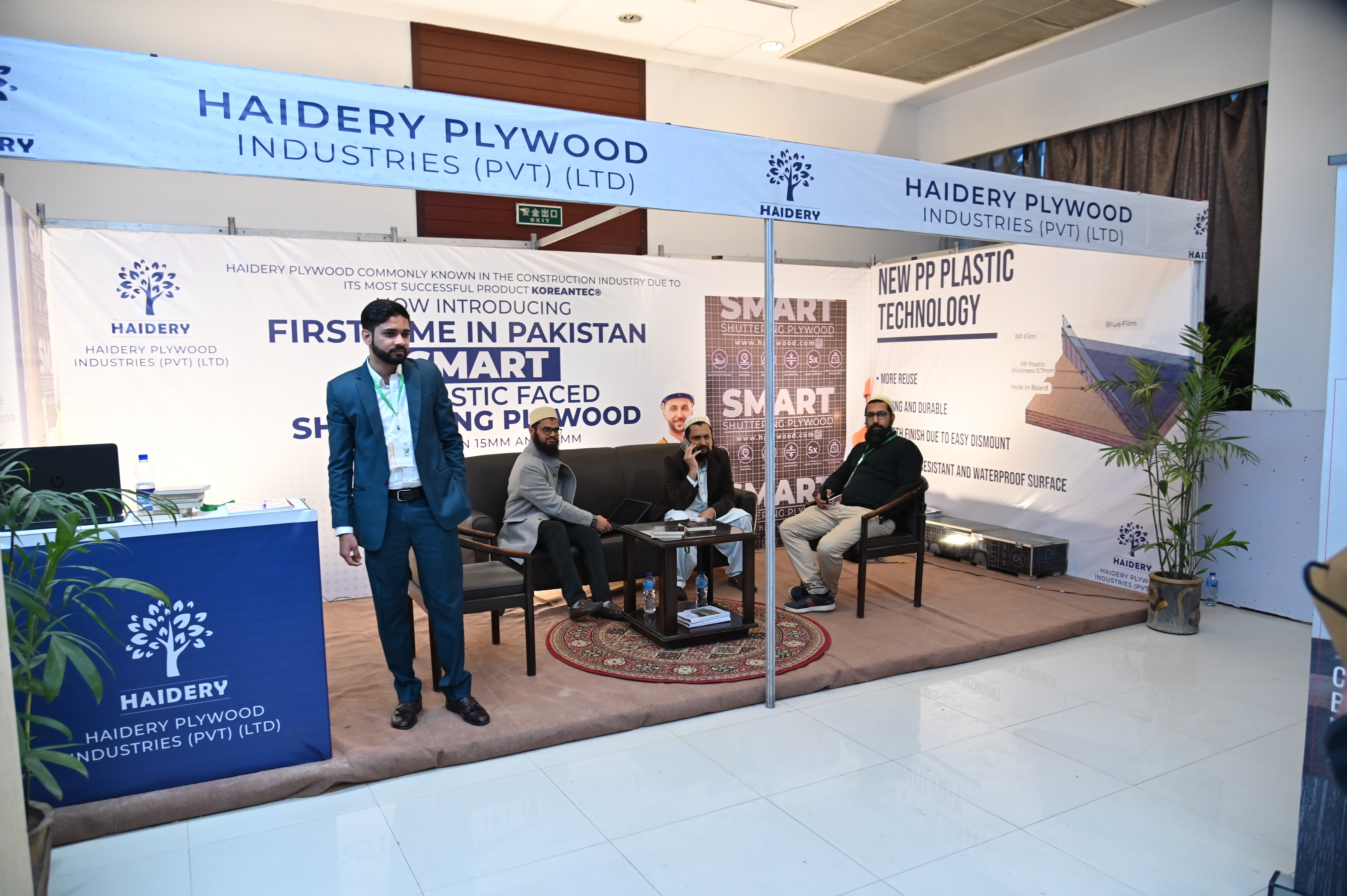 The exhibitors of Haidery plywood Industries (Pvt) Ltd