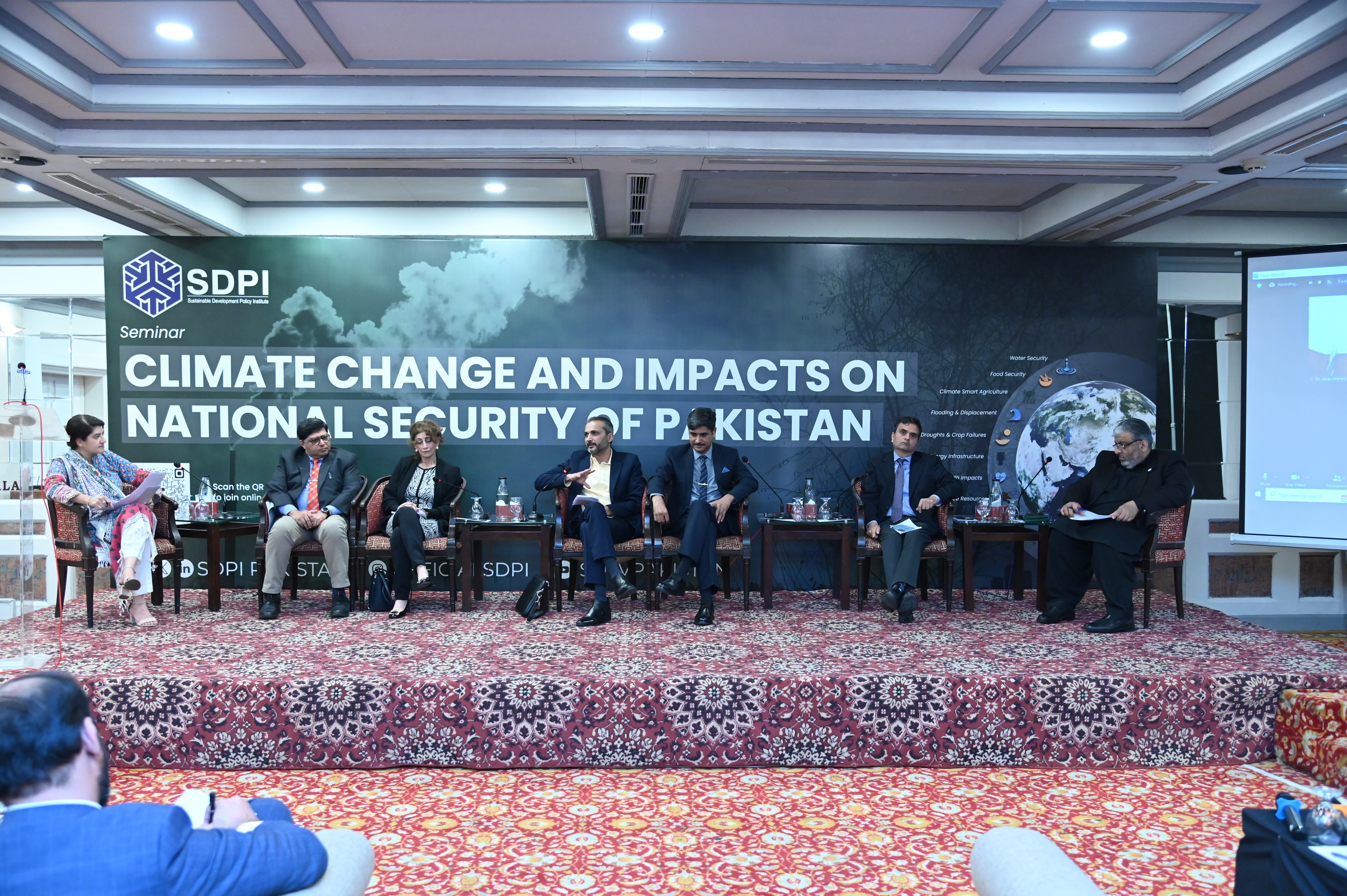 The Seminar on Climate Change and impacts on National security of Pakistan hosted by SDPI