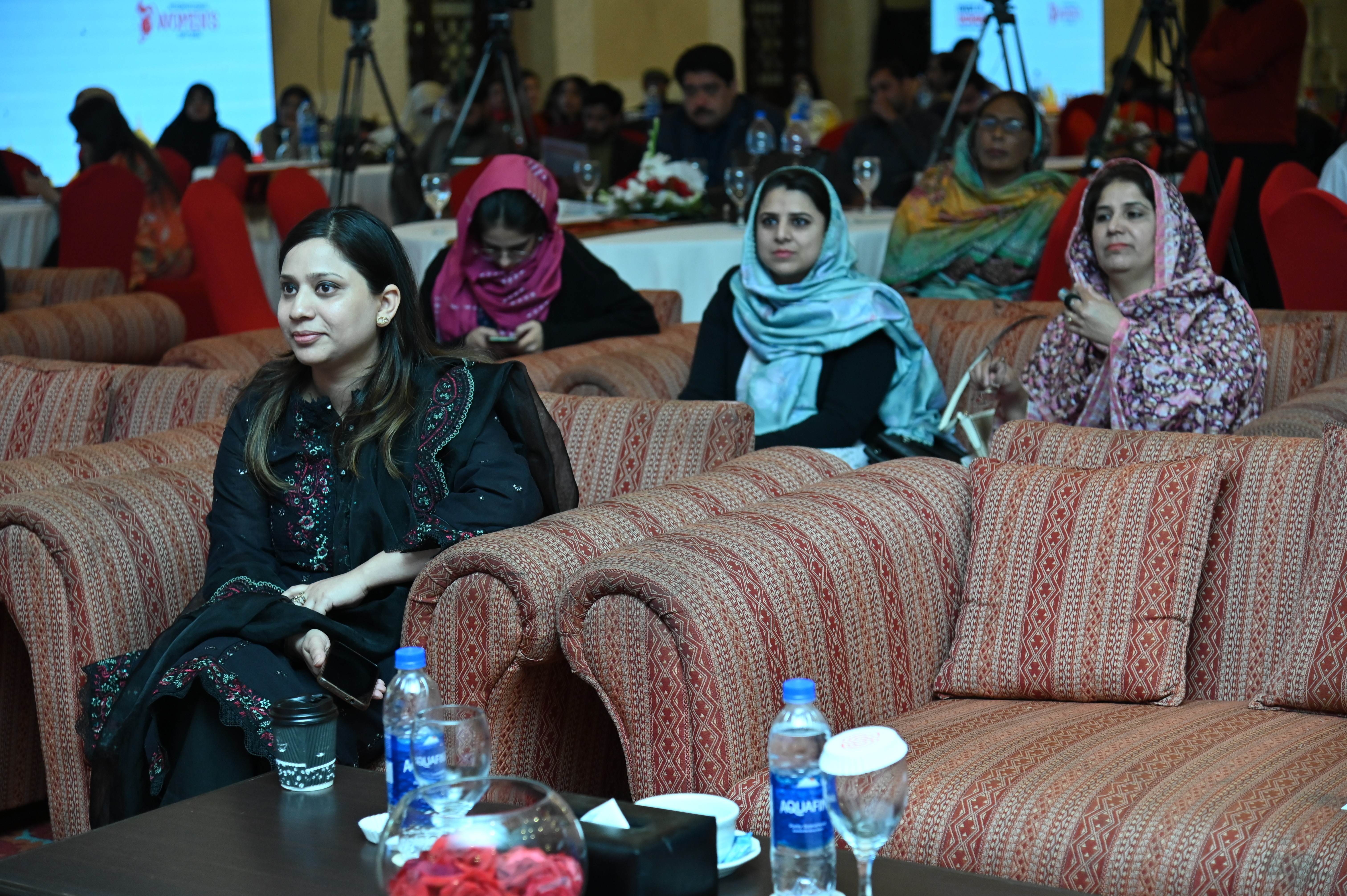 The participants at The Women's Day celebrations