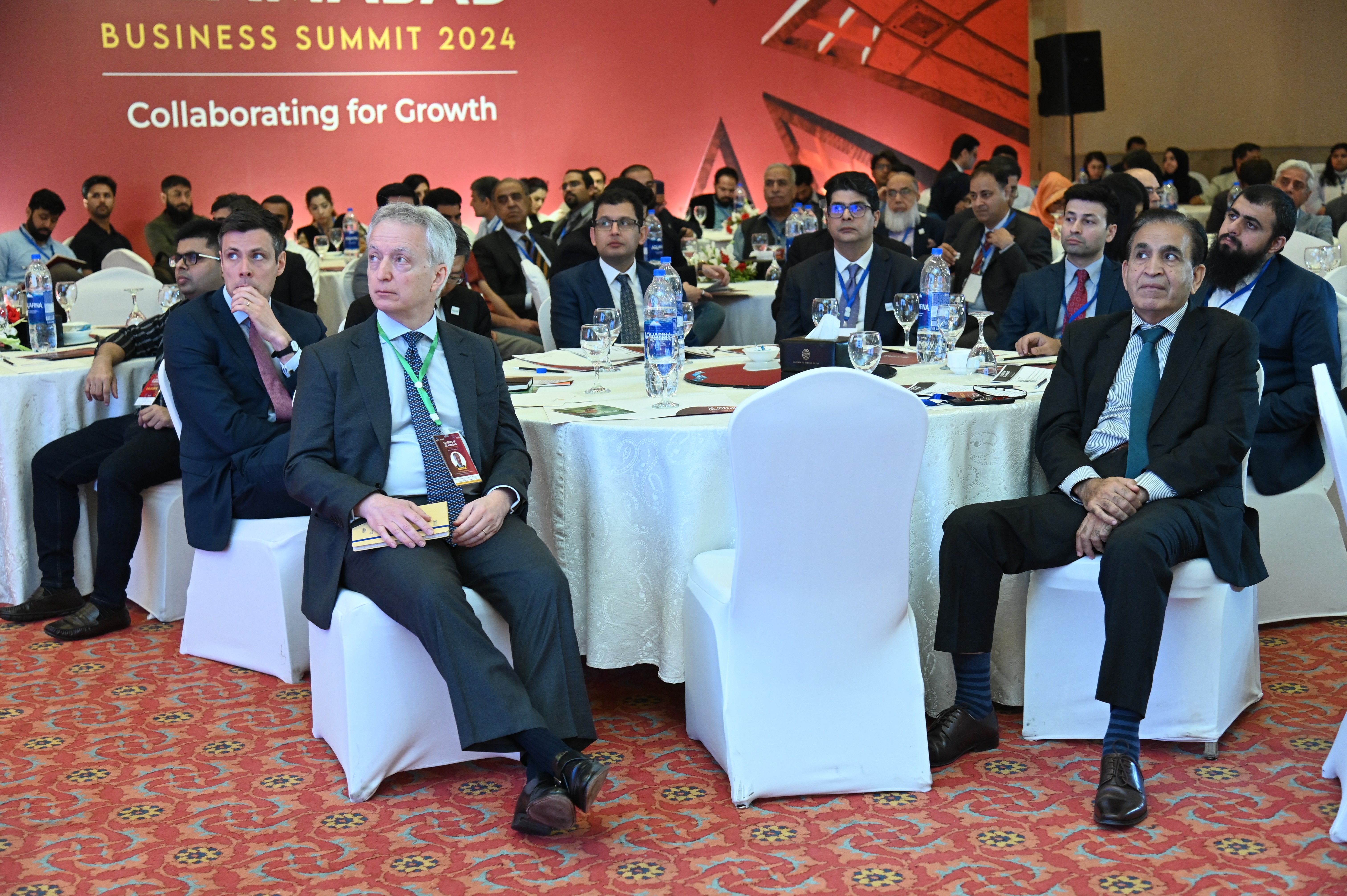 The delegate attending the Business Summit 2024 named Leaders in Islamabad