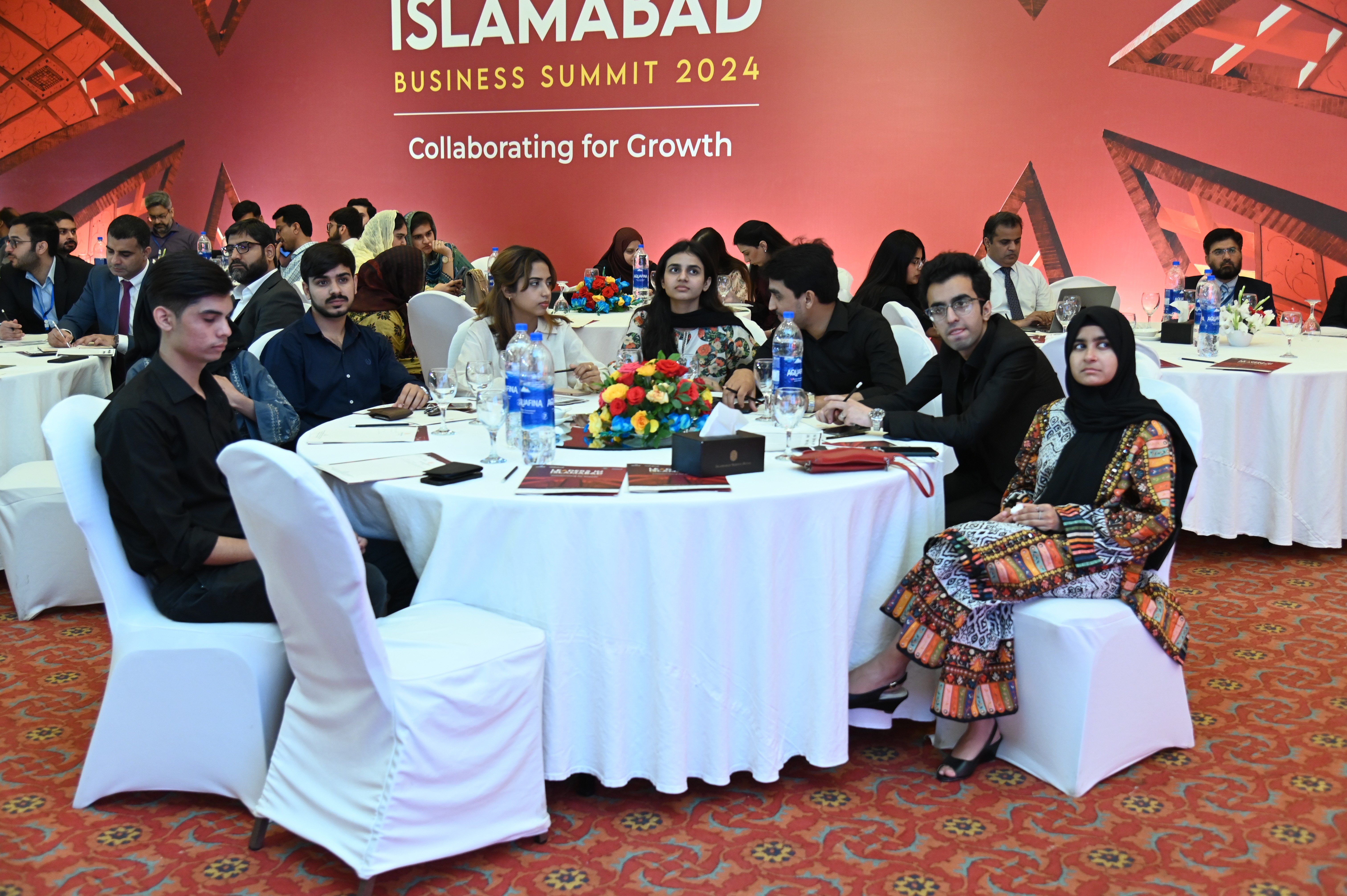 The students attending the 7th edition of Pakistan's Biggest corporate event, Leaders in Islamabad