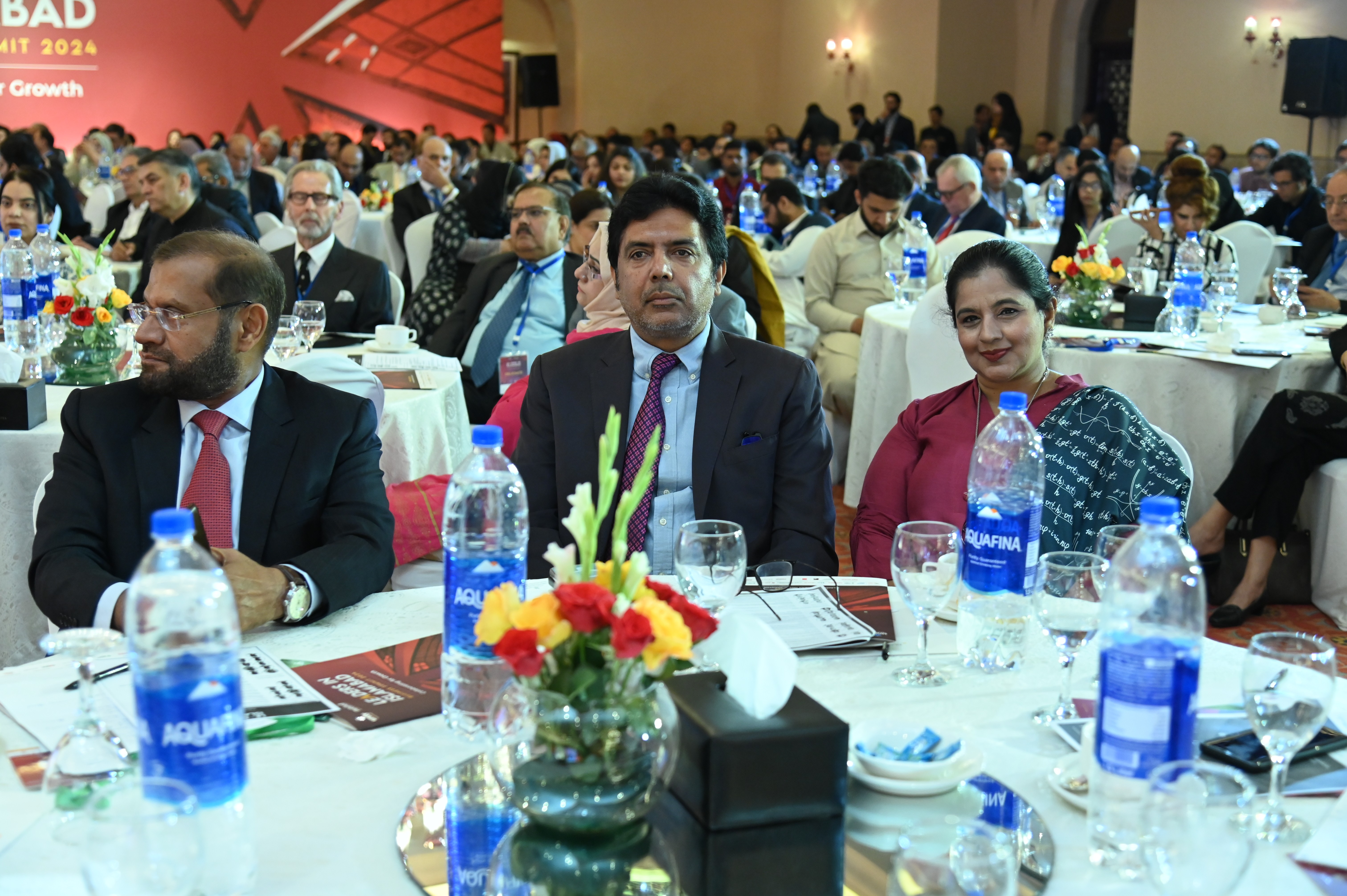 The delegates attending the Business Summit 2024 named Leaders in Islamabad
