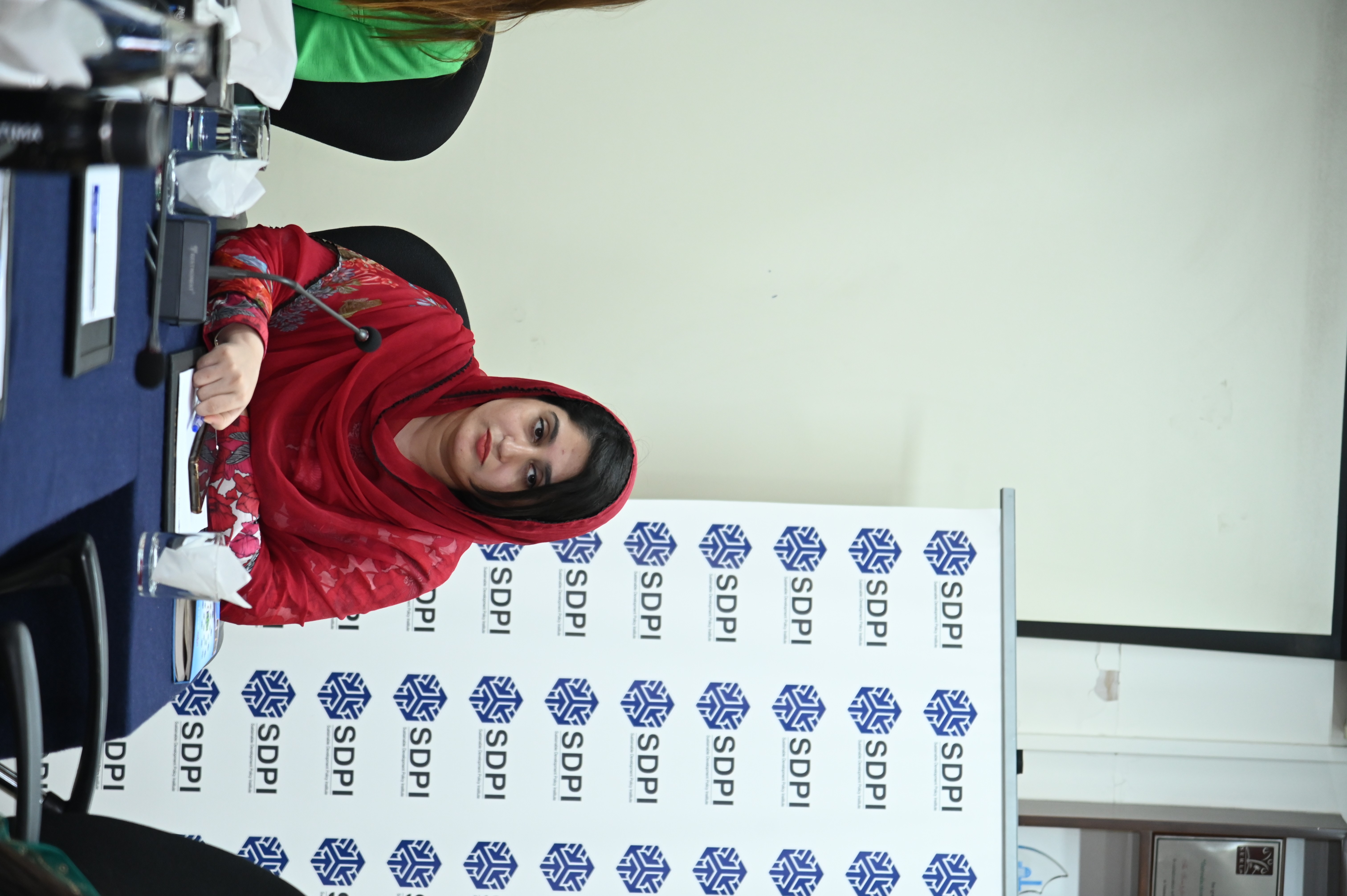 Ms Zainab Naeem in the event regarding CPEC