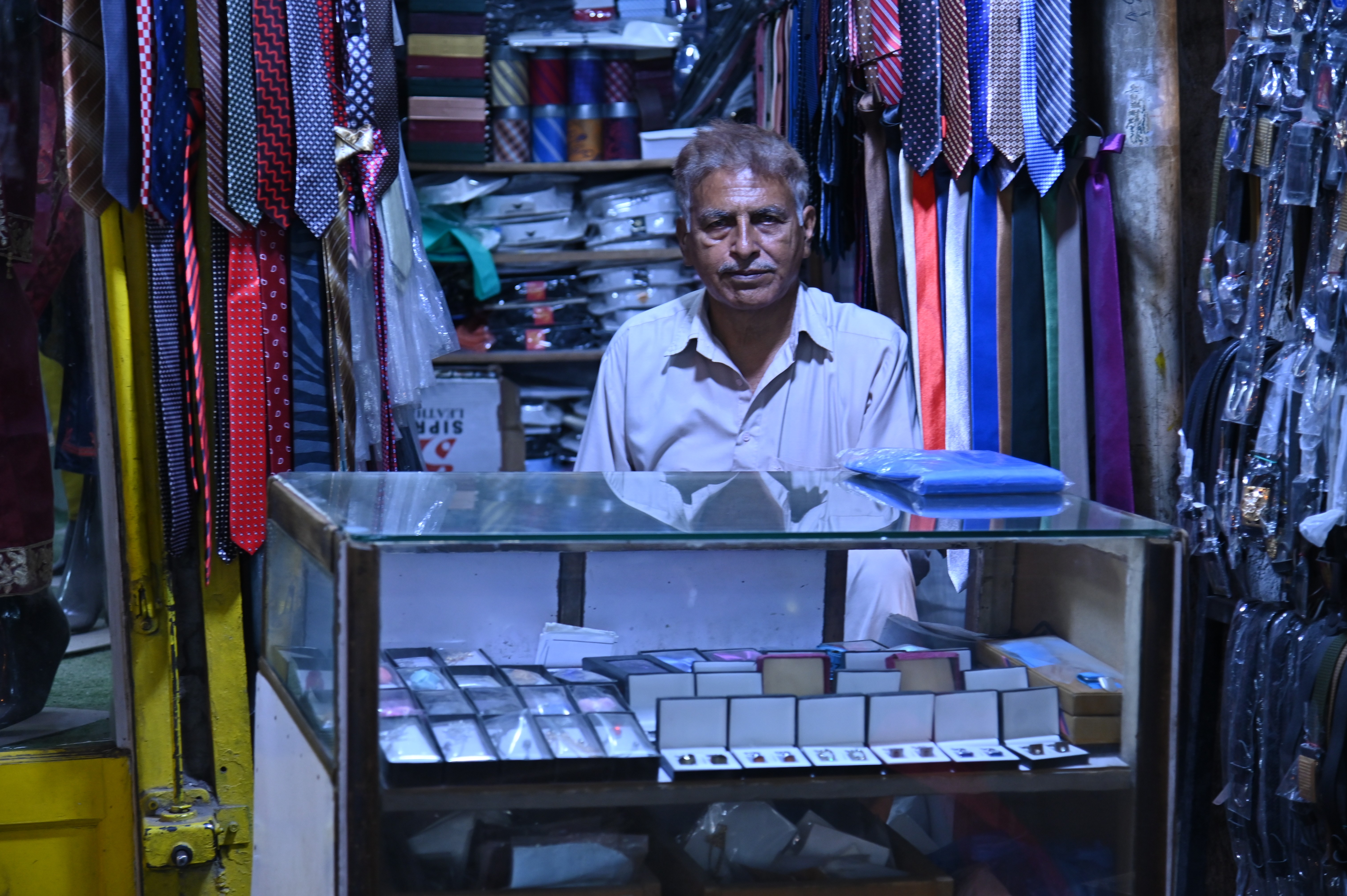 The tie and cufflink shop