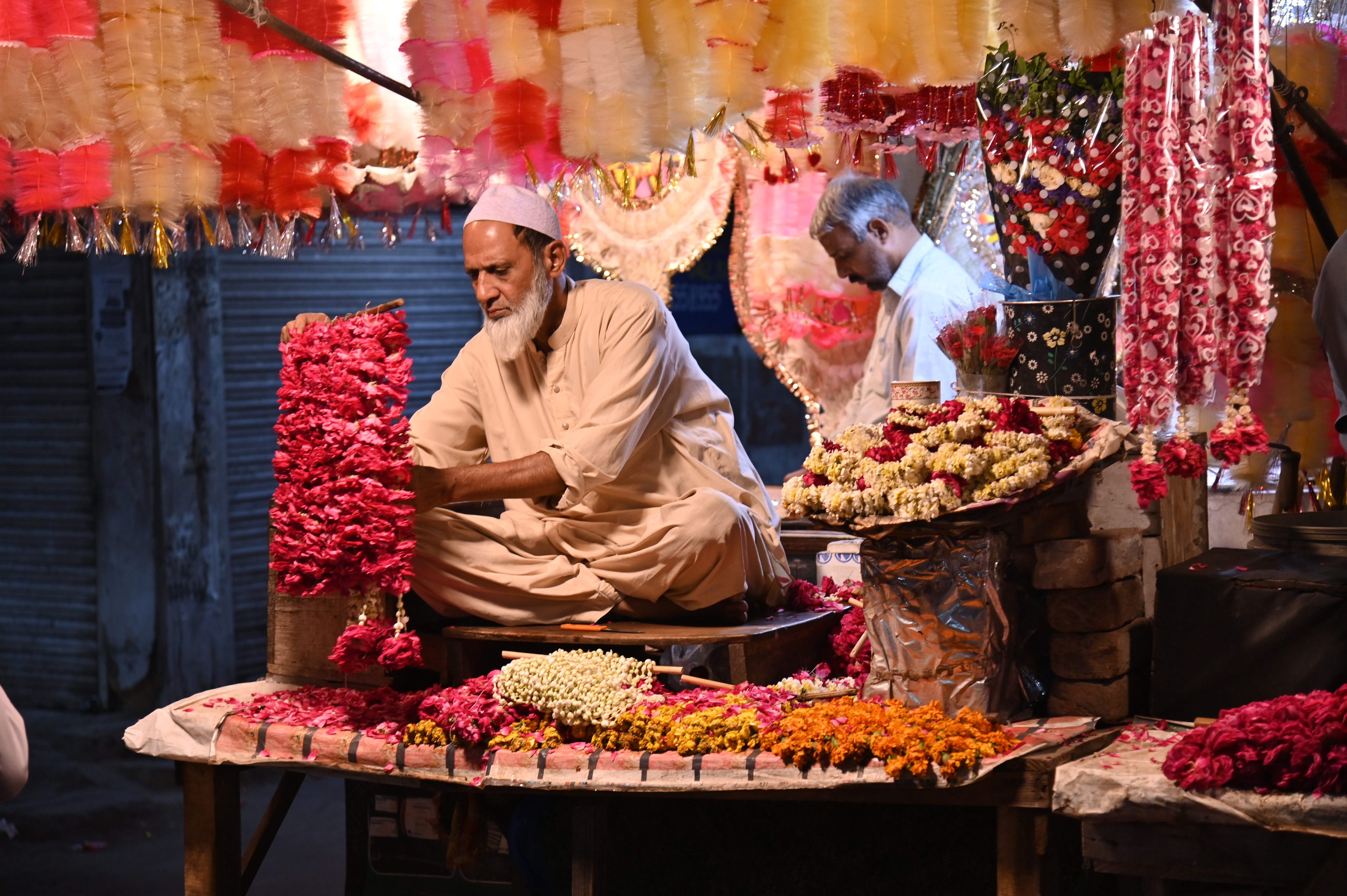 The Rose Garland stall