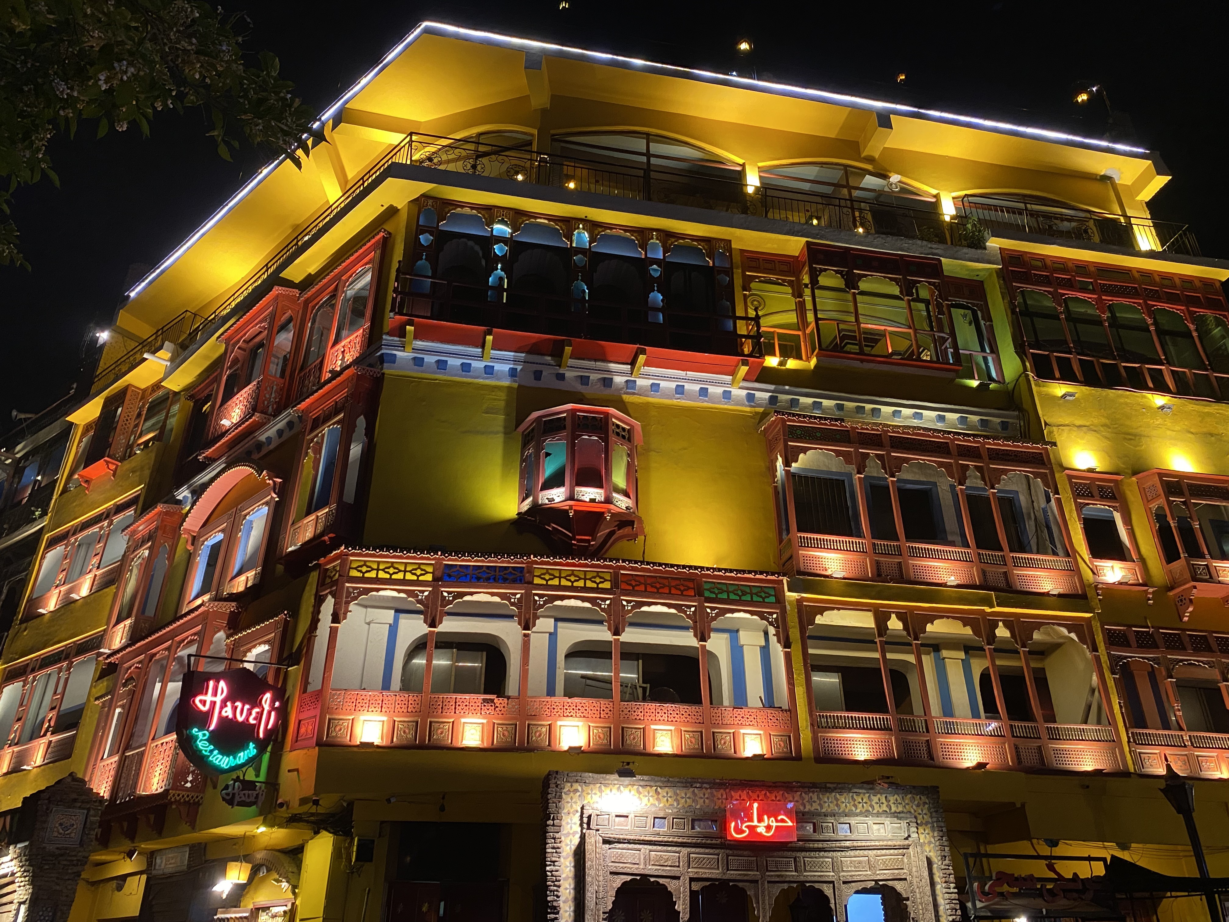 Haveli Restaurant, located in the historic Haveli Khalil Khan