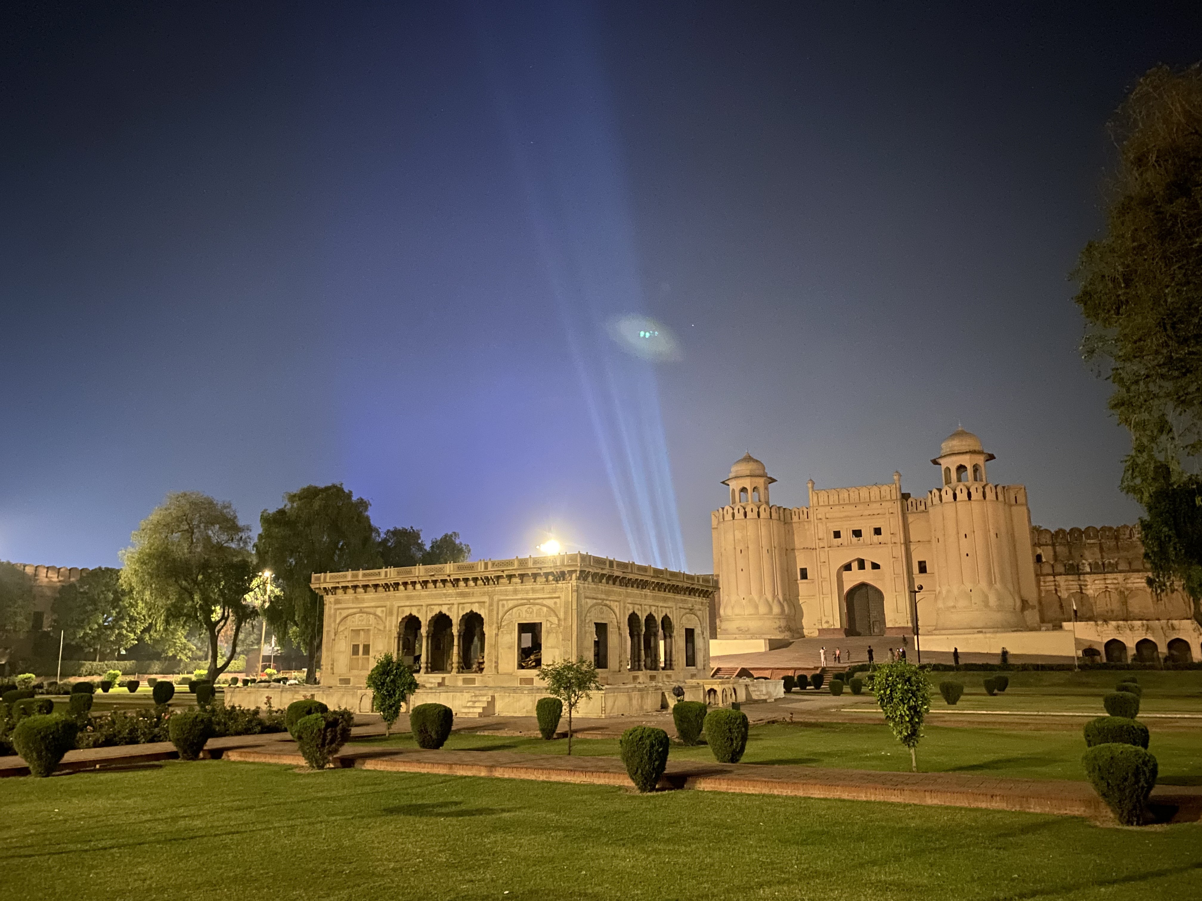 The beautiful view of Lahore Fort