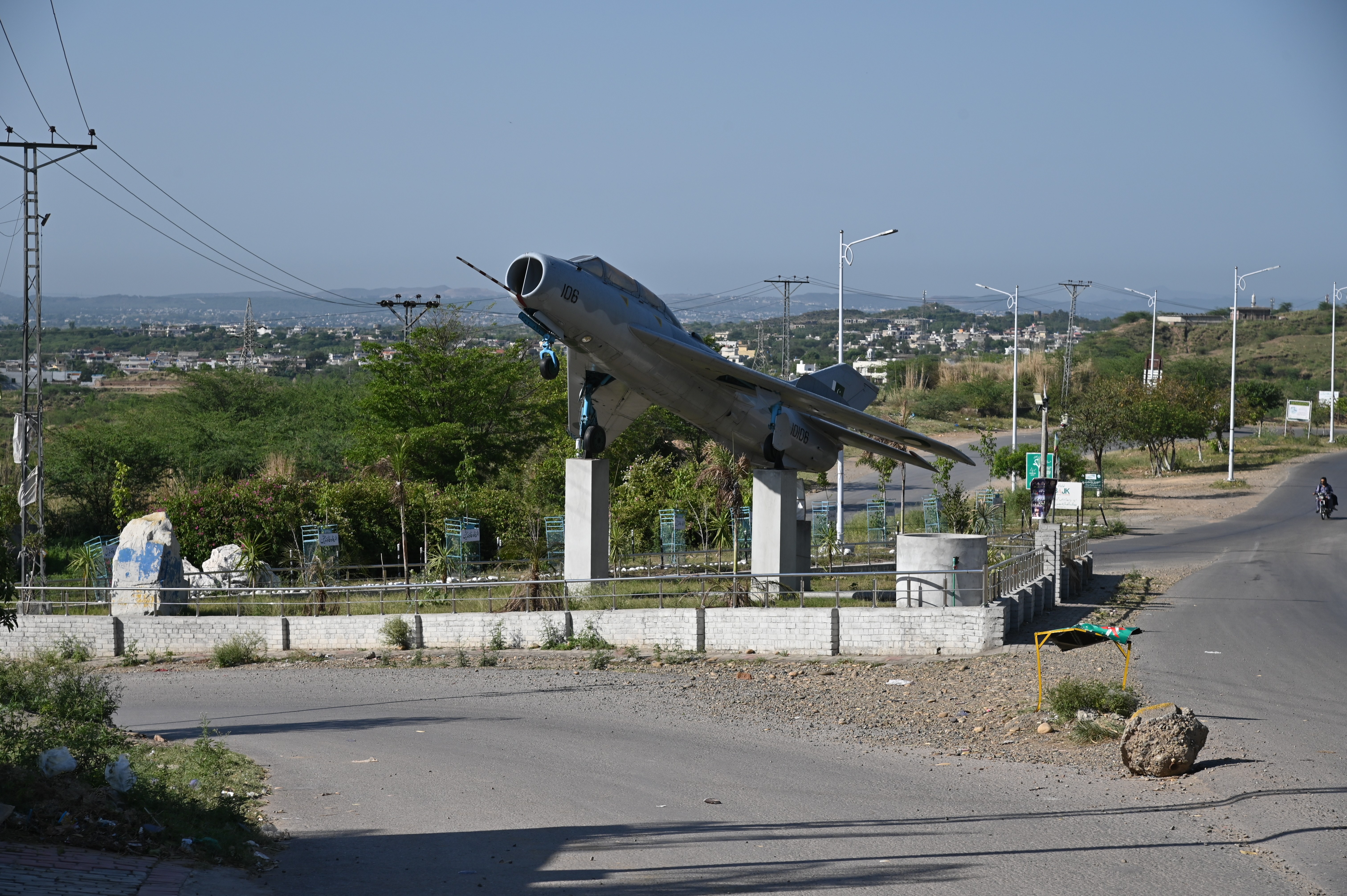 The model of Pakistani F-16