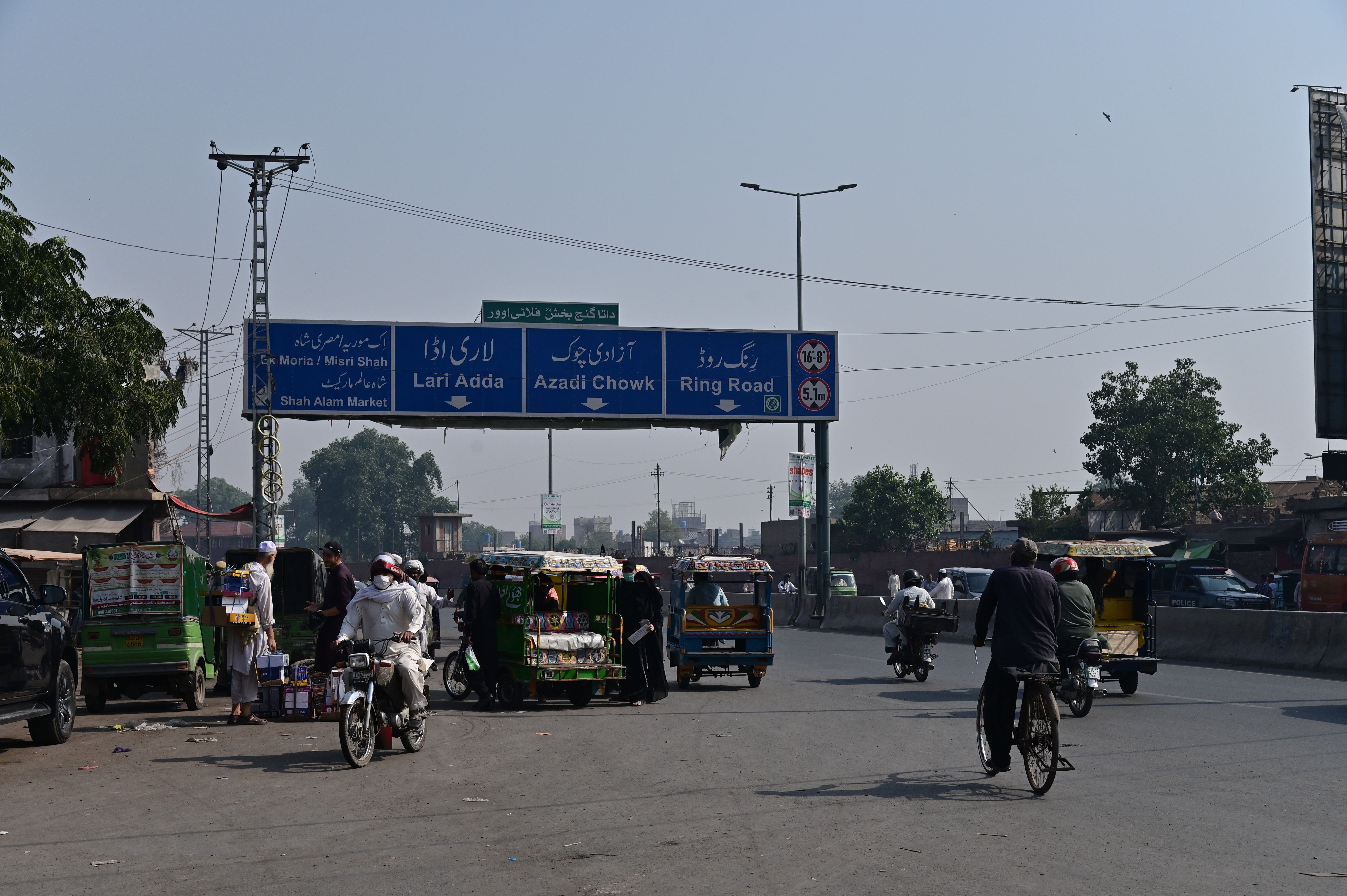 The direction sign boards