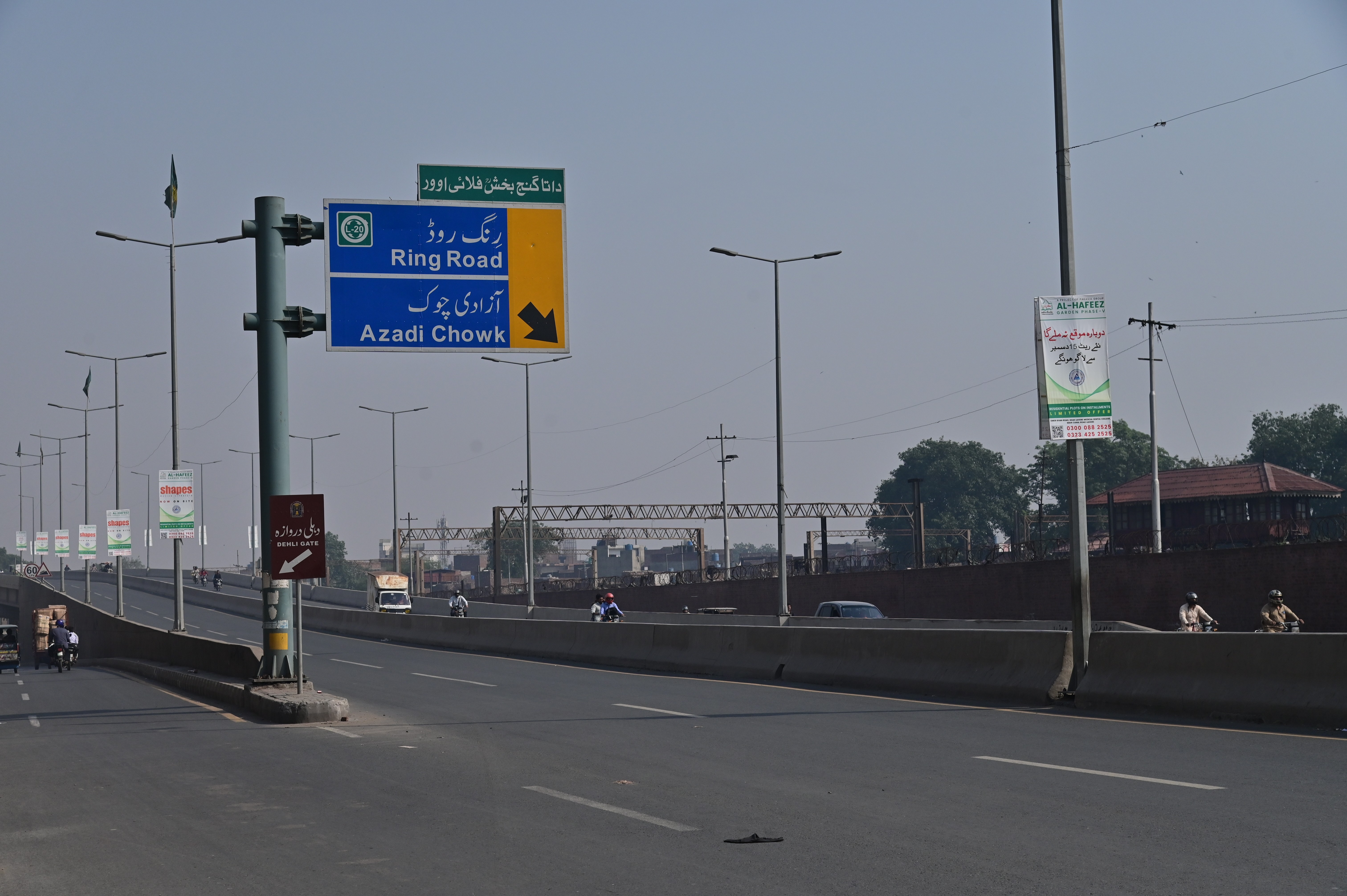 The direction sign boards