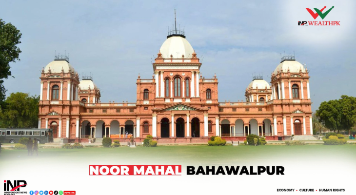 Noor Mahal, an exquisite architectural marvel in Bahawalpur,