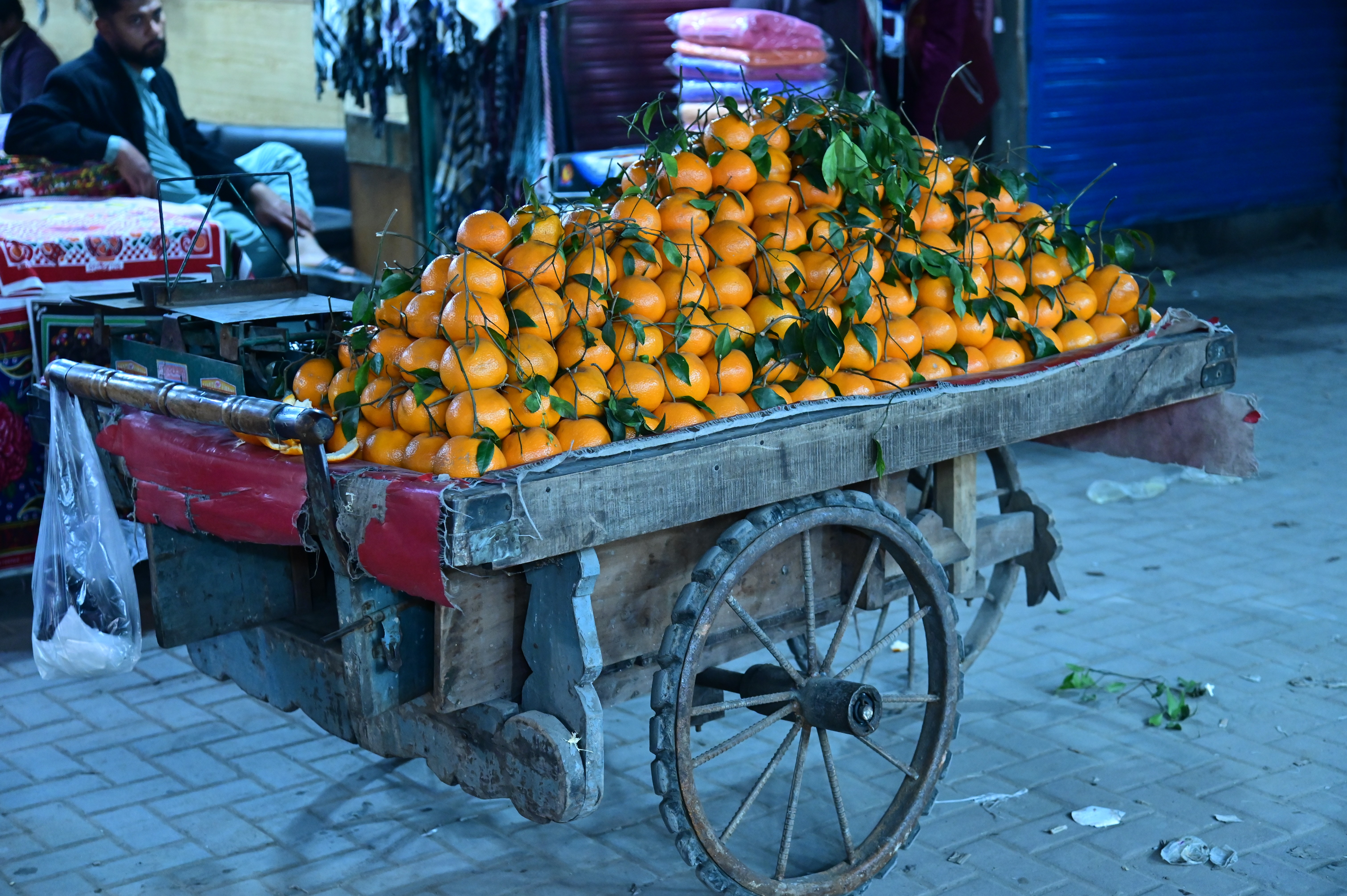 Fresh melon stall
