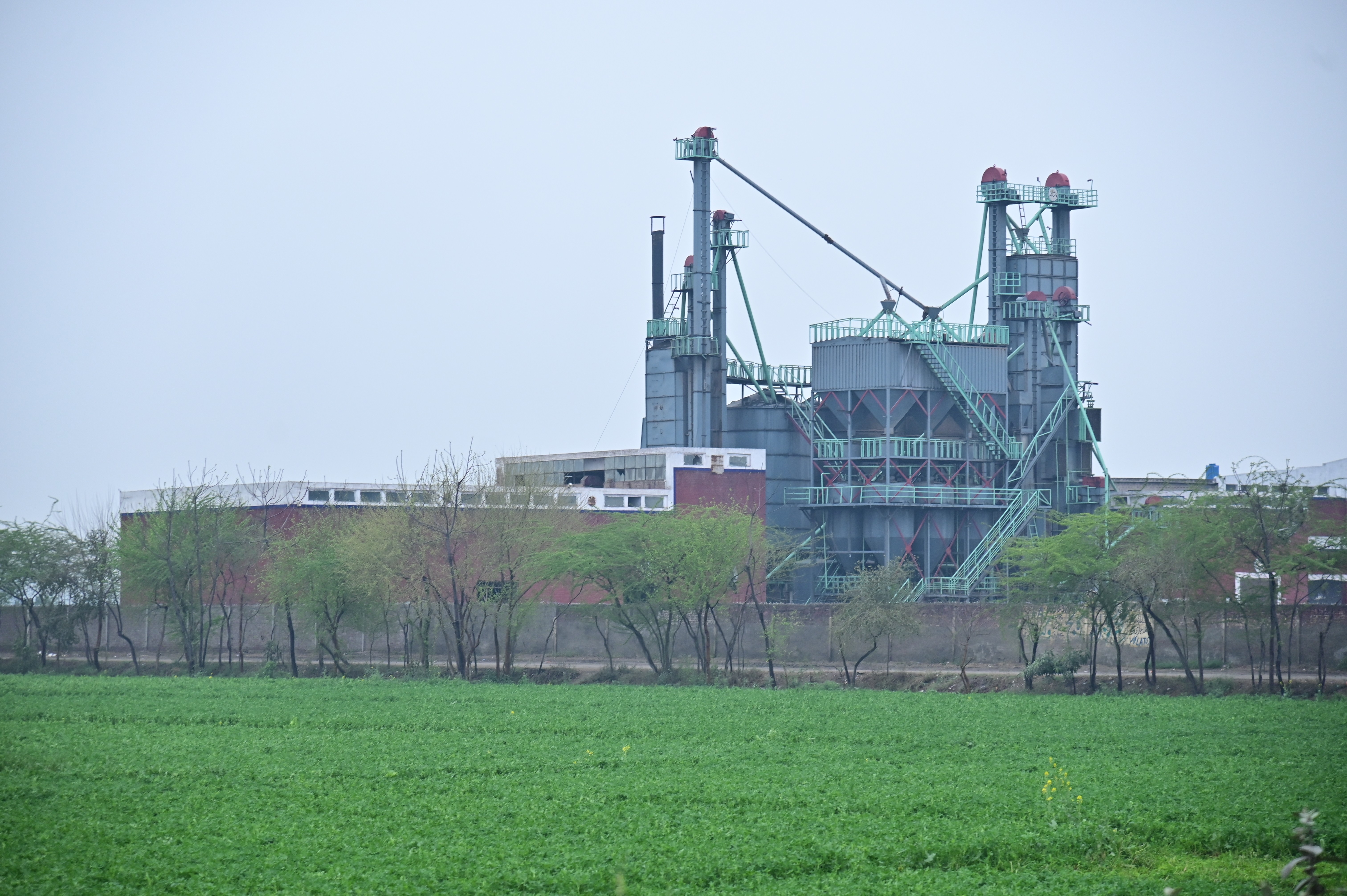 An industrial unit setup