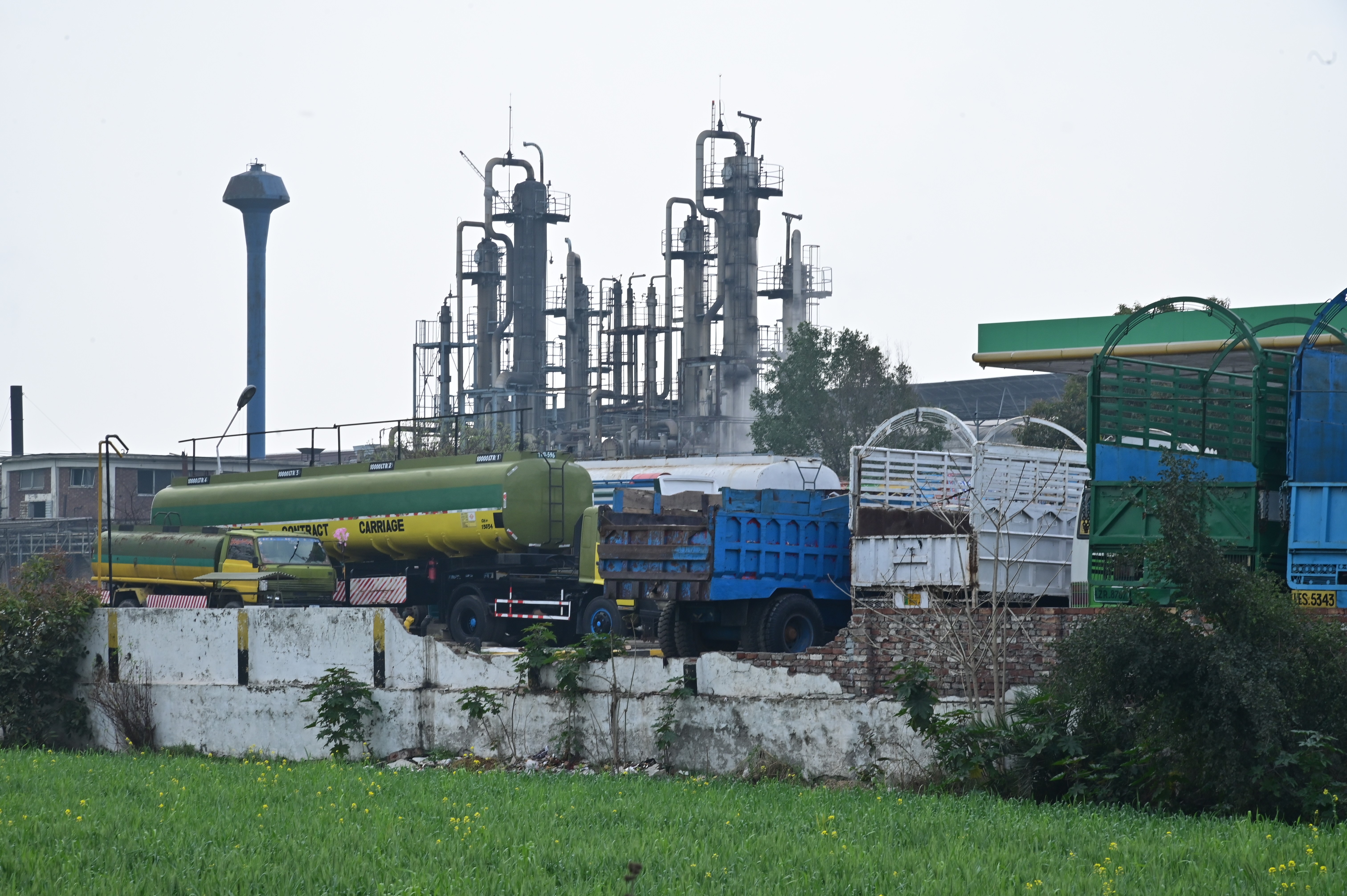 An industrial unit setup