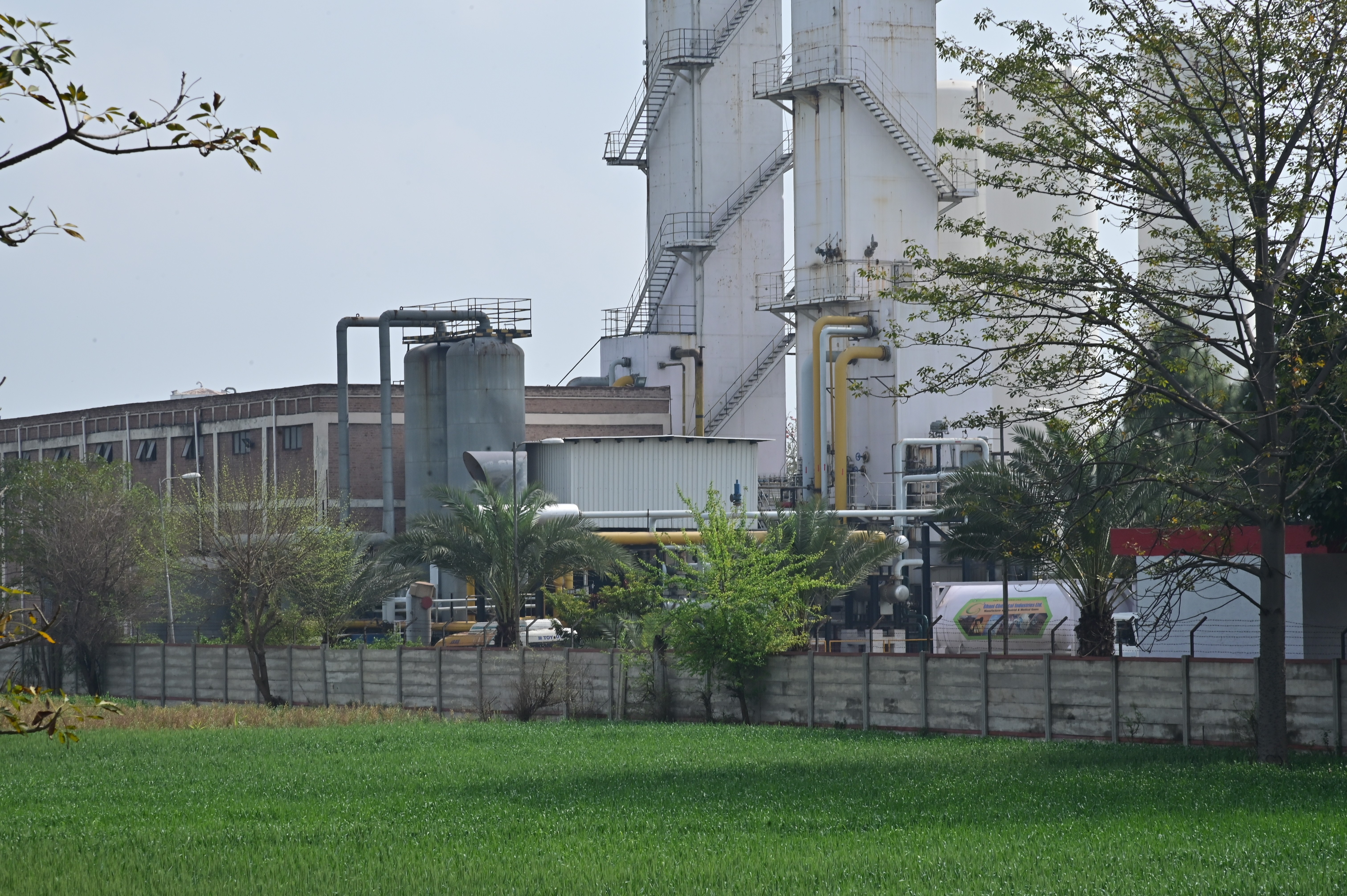 An industrial unit setup