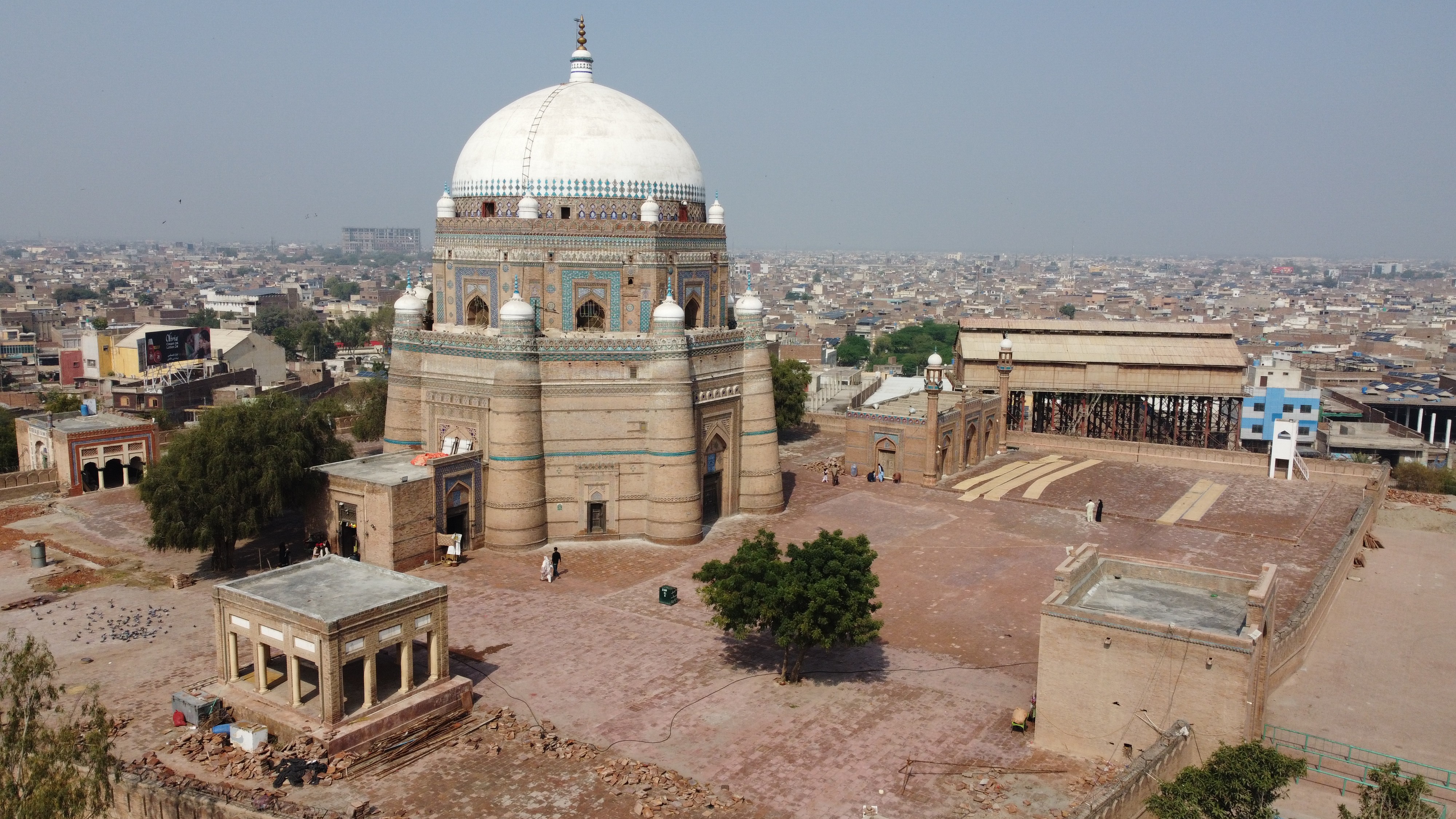 The iconic Tomb of Shah Rukn-e-Alam in Multan, Pakistan