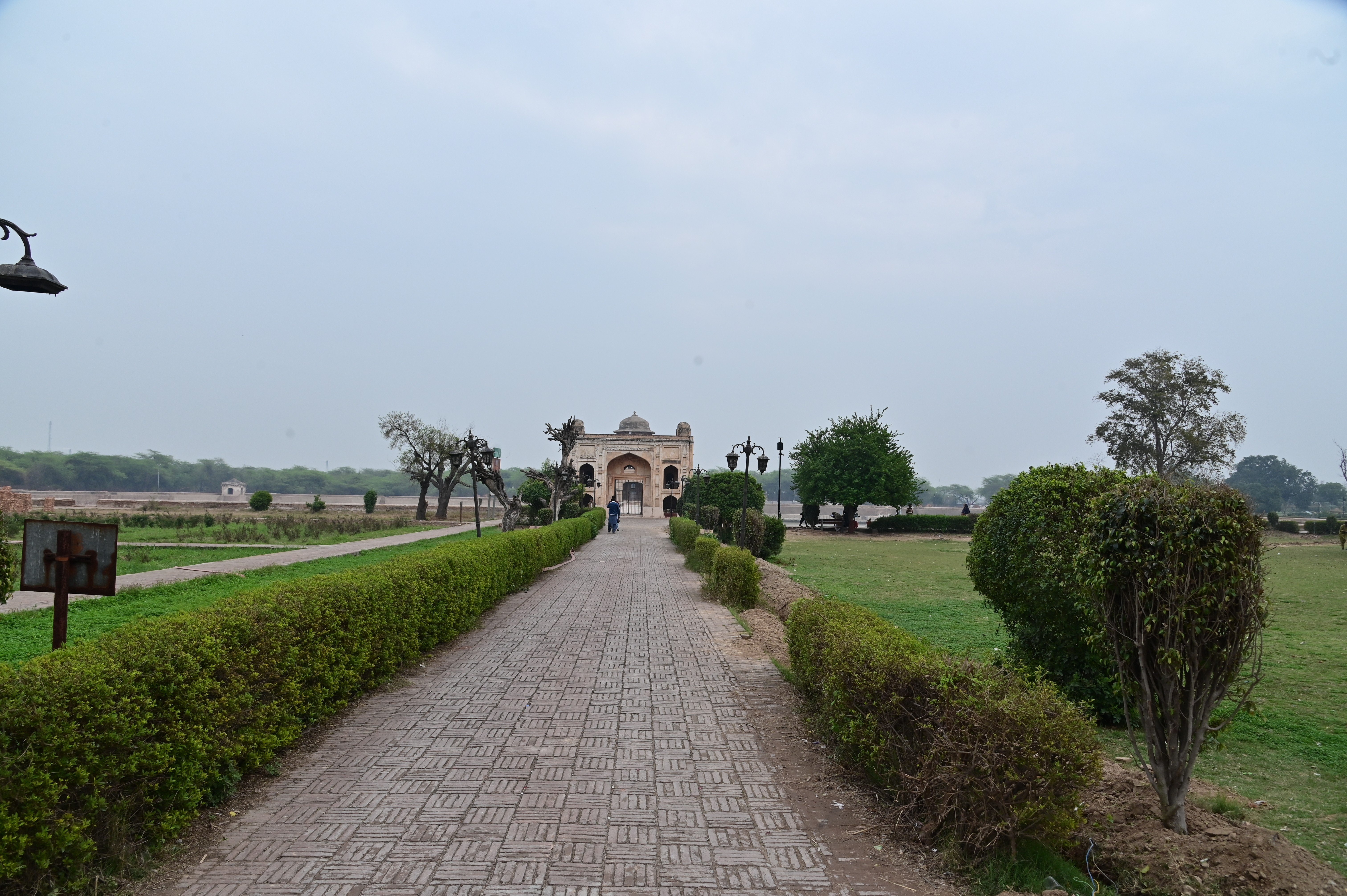 Visitors explore the historic Mughal-era tomb